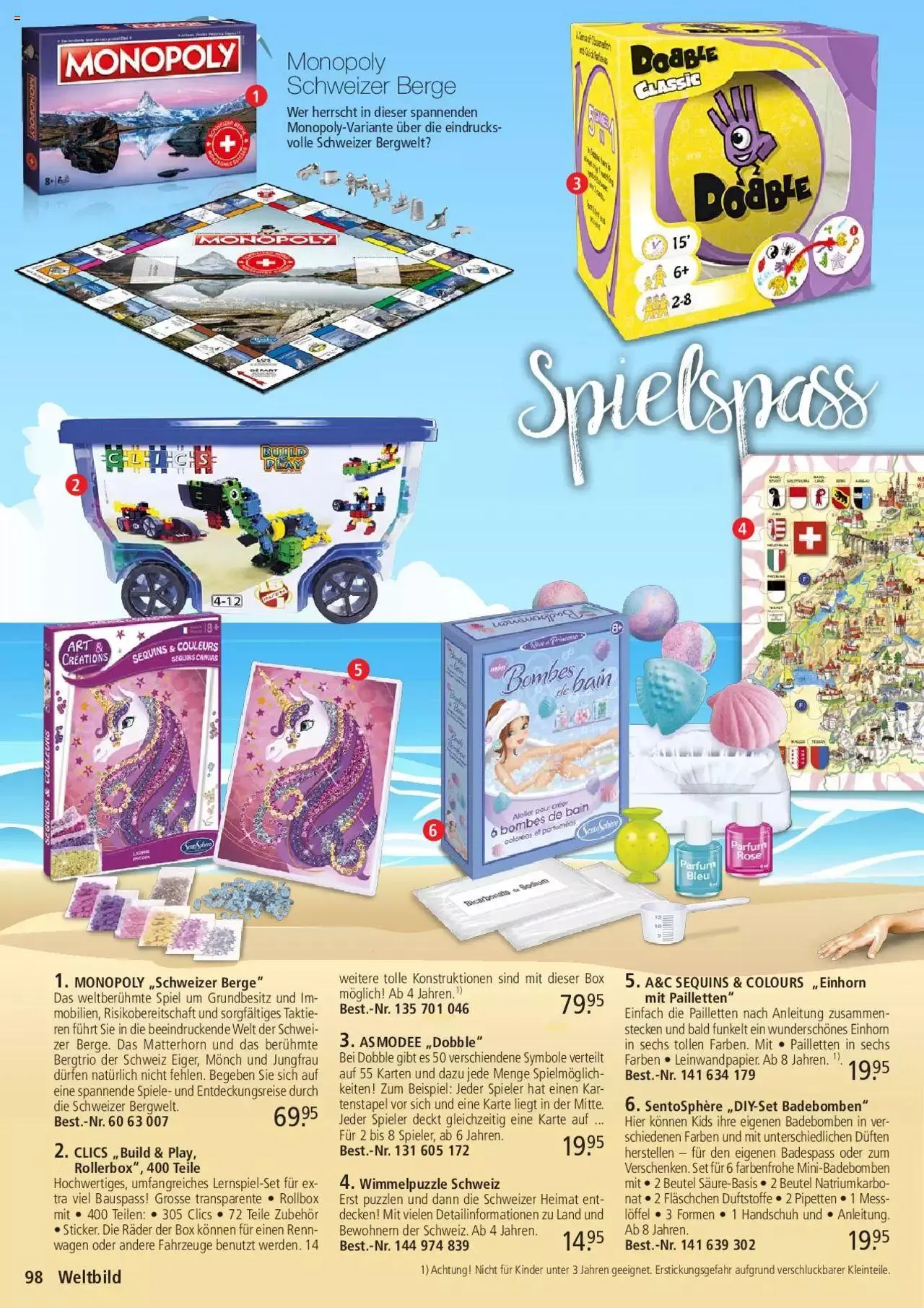 Weltbild Aktionen von 1. Juli bis 31. Juli 2023 - Prospekt seite 98