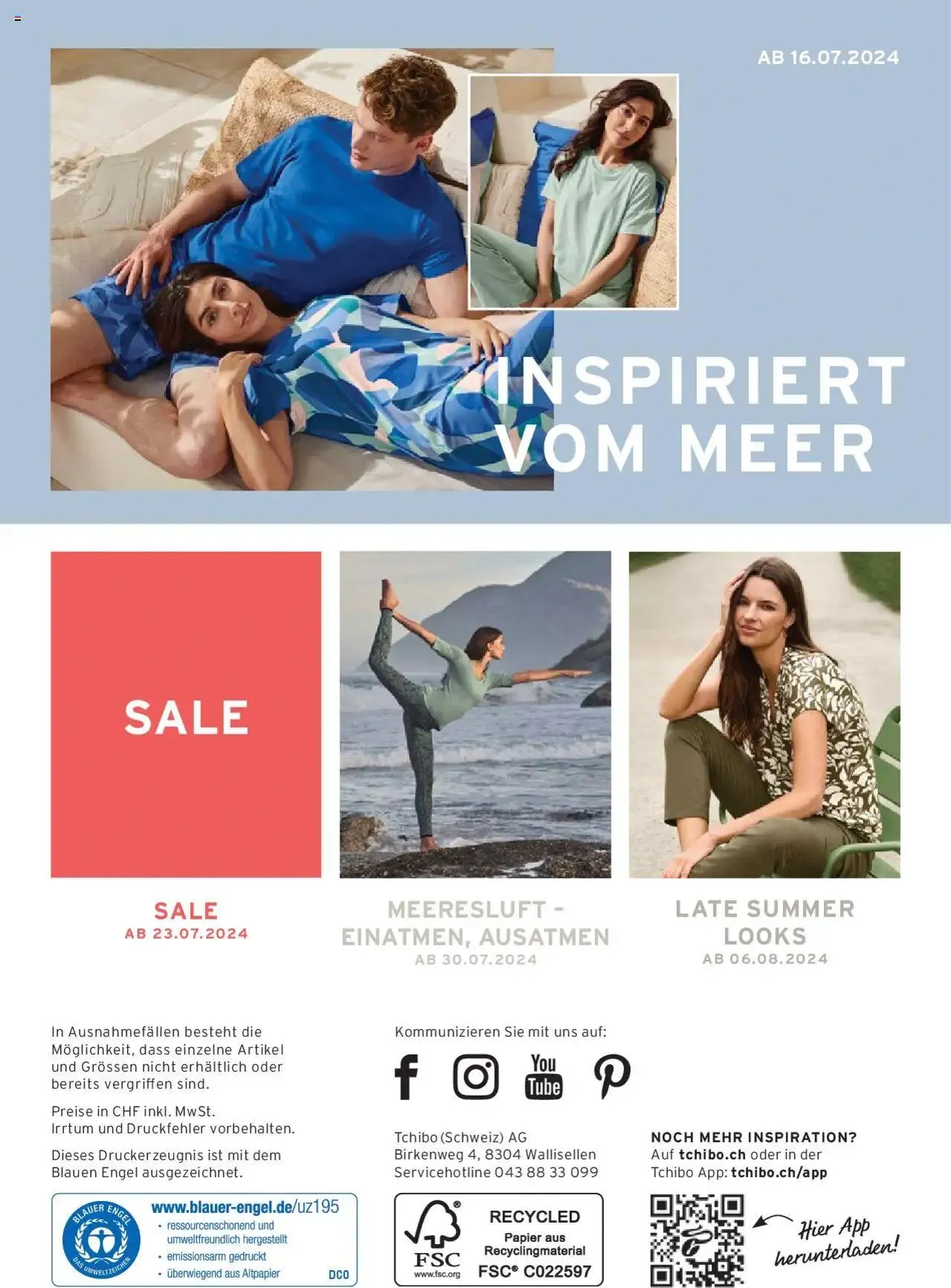 Tchibo Magazin Filialen von 9. Juli bis 31. Dezember 2024 - Prospekt seite  18