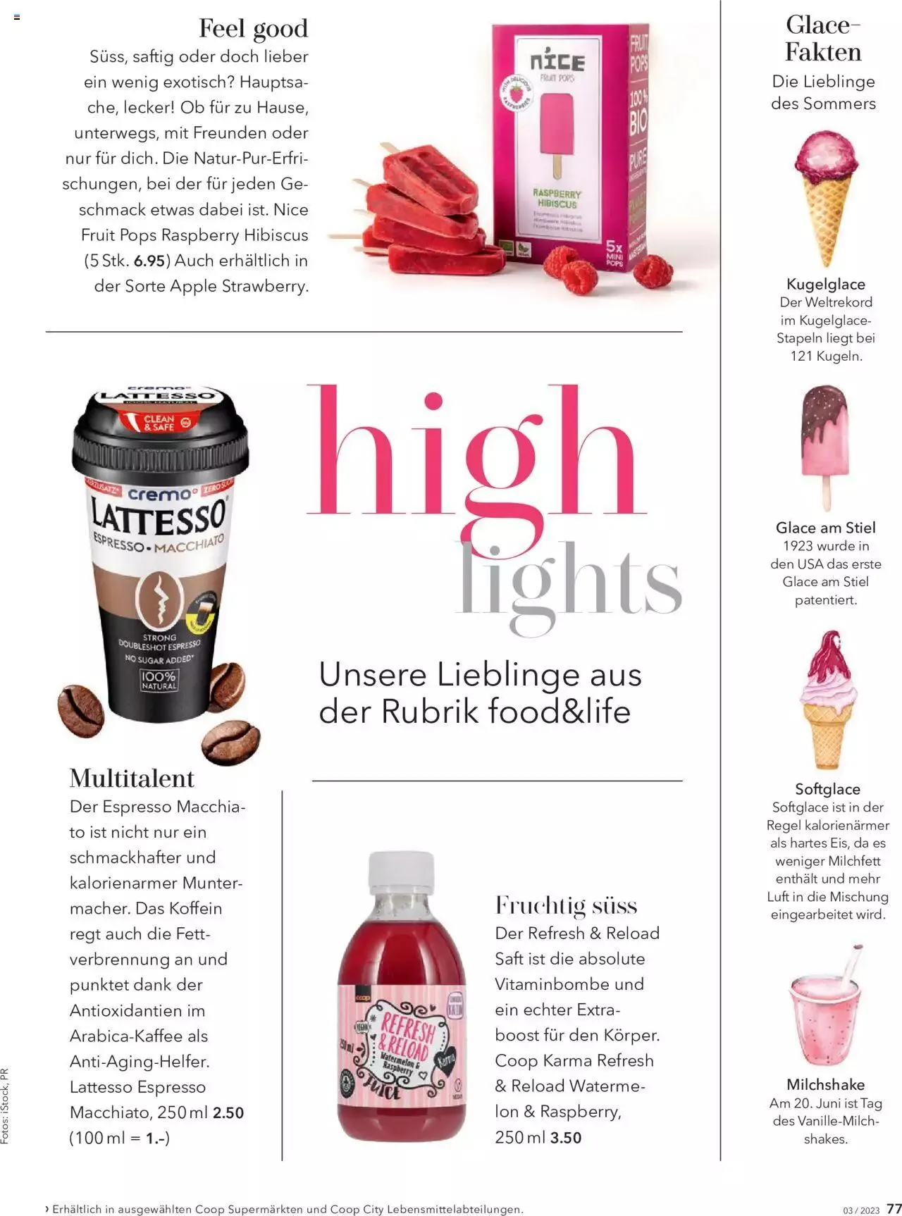 Coop City Aktionen von 13. Juni bis 31. Dezember 2023 - Prospekt seite  77