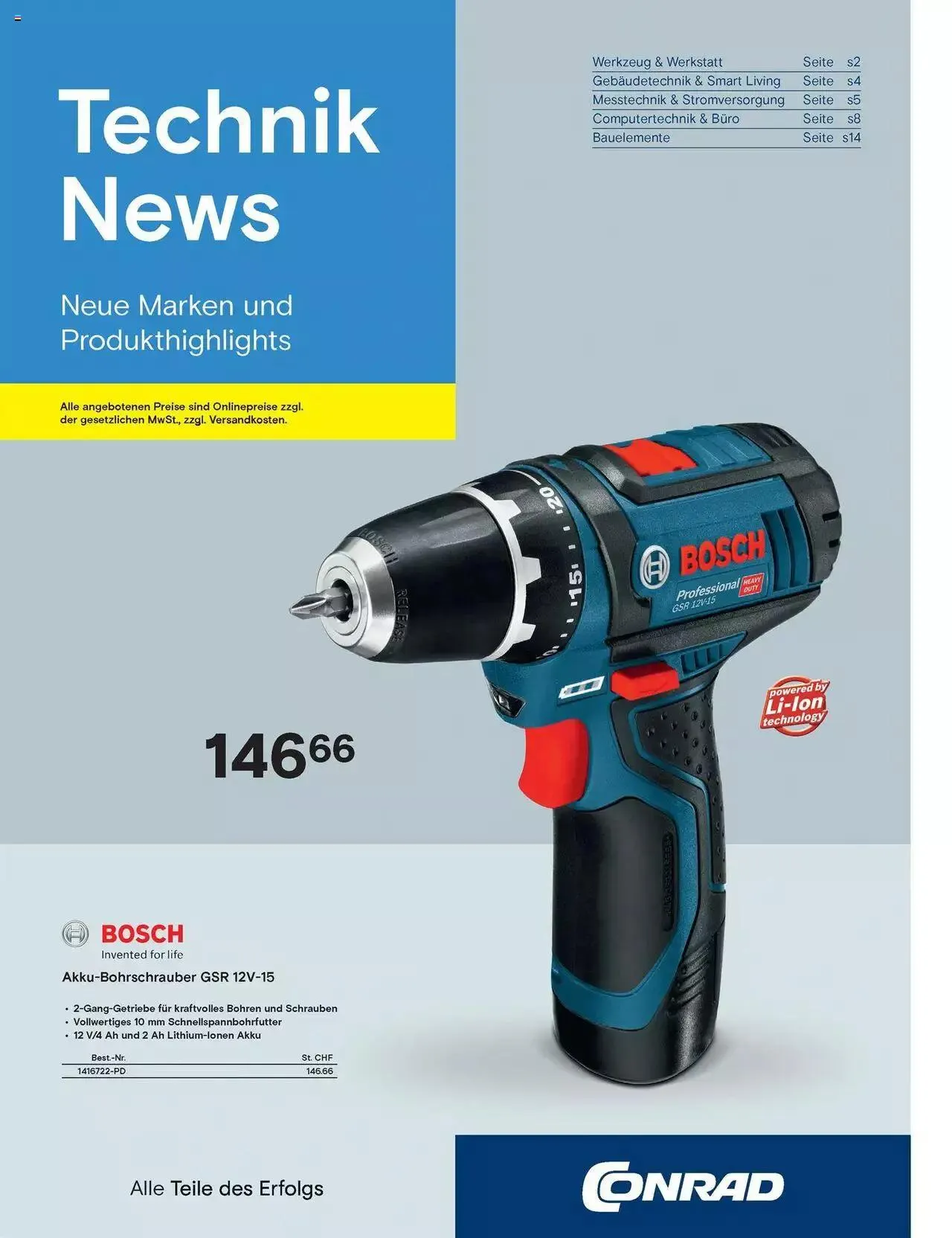 Conrad Handwerk und Technik von 8. Mai bis 31. Dezember 2023 - Prospekt seite  24