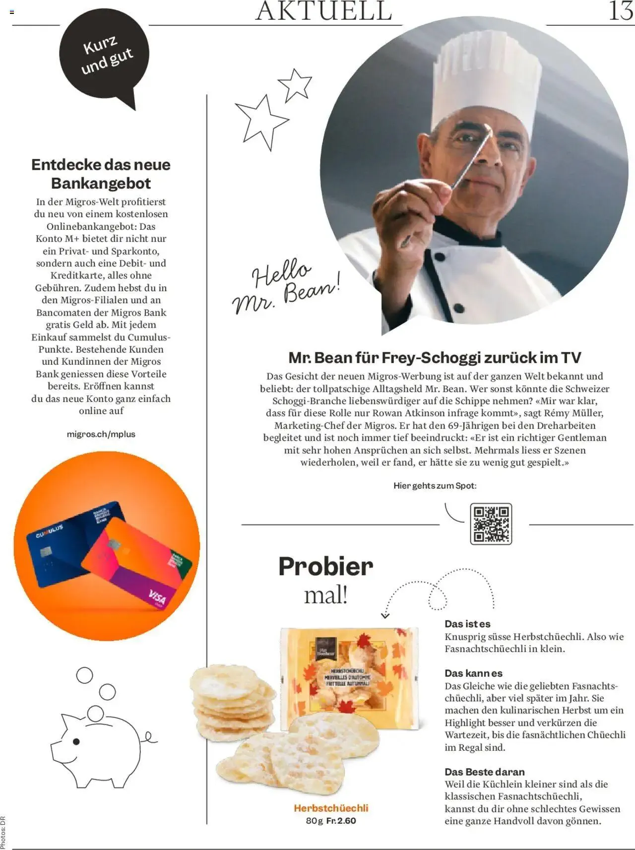 Migros - Magazin von 23. September bis 29. September 2024 - Prospekt seite  13