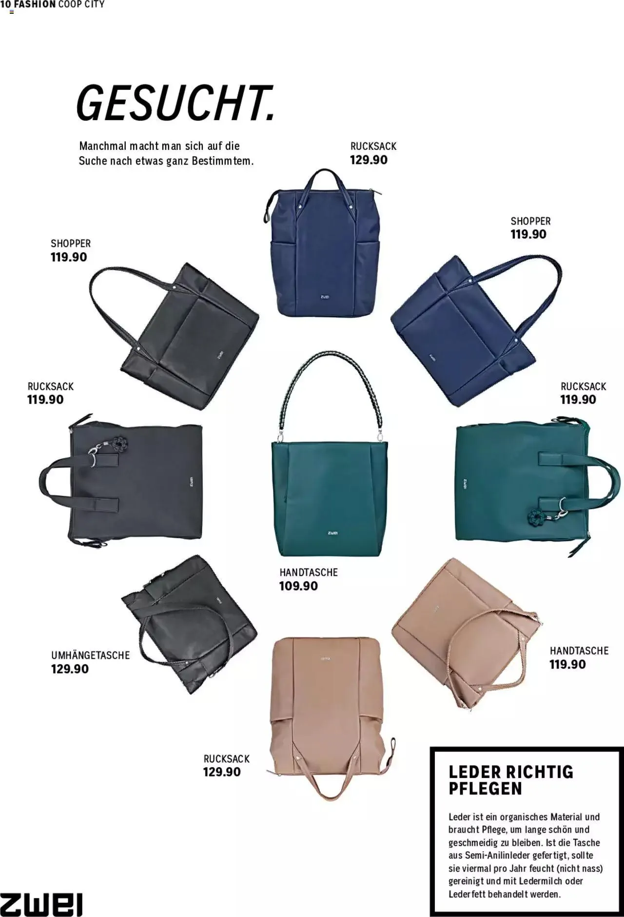 Coop City Magazin von 19. September bis 8. Oktober 2023 - Prospekt seite  10