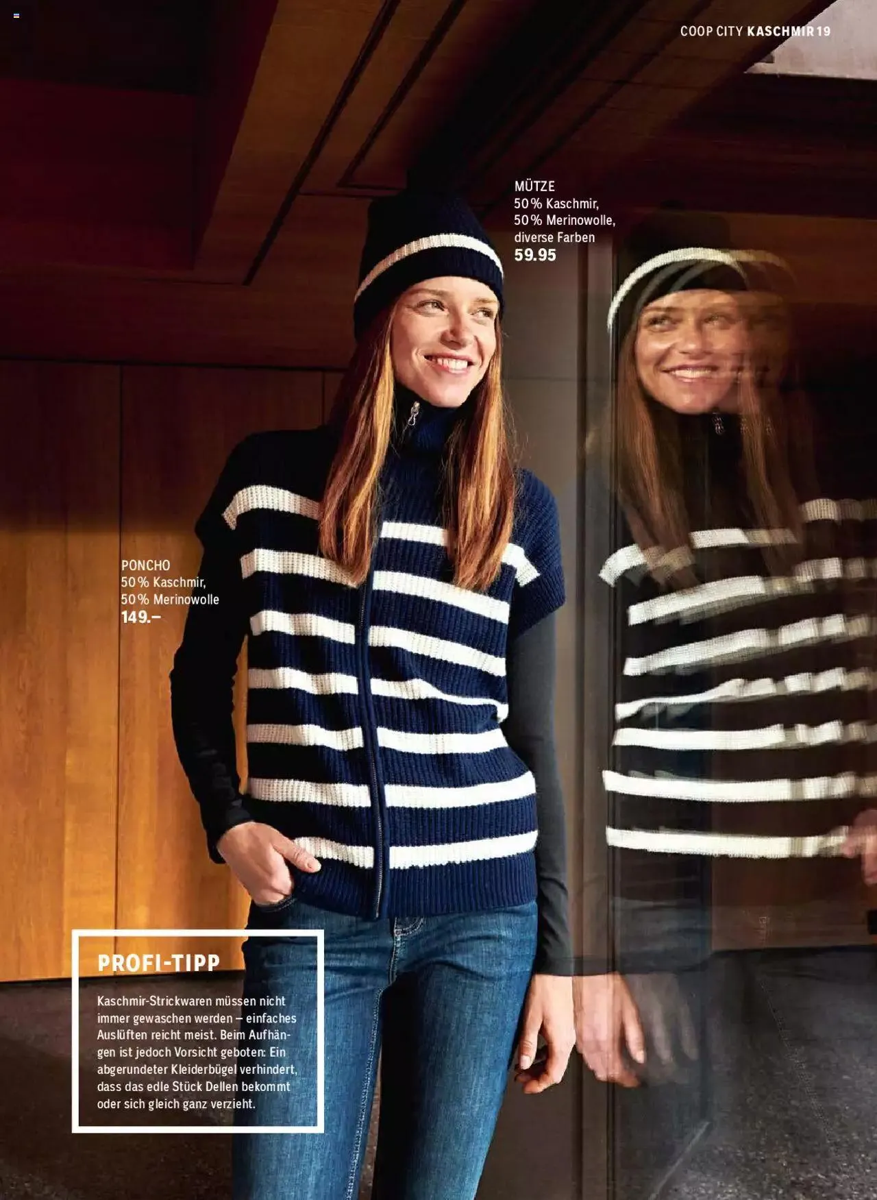 Coop City Aktionen Cashmere Collection von 5. September bis 31. Dezember 2023 - Prospekt seite  19