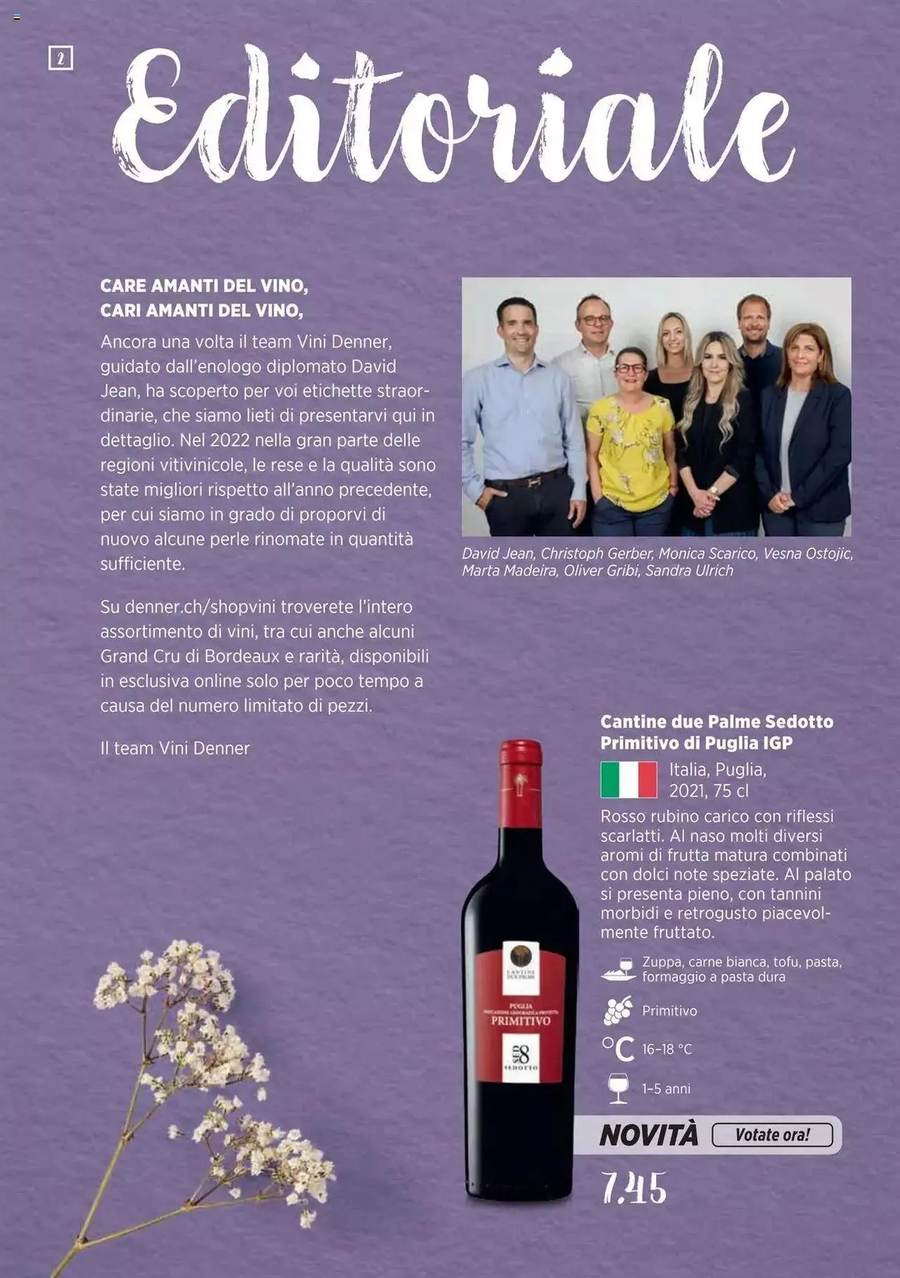 Denner Guida dei vini 2023 / 2024 IT von 11. September bis 31. Dezember 2023 - Prospekt seite  2