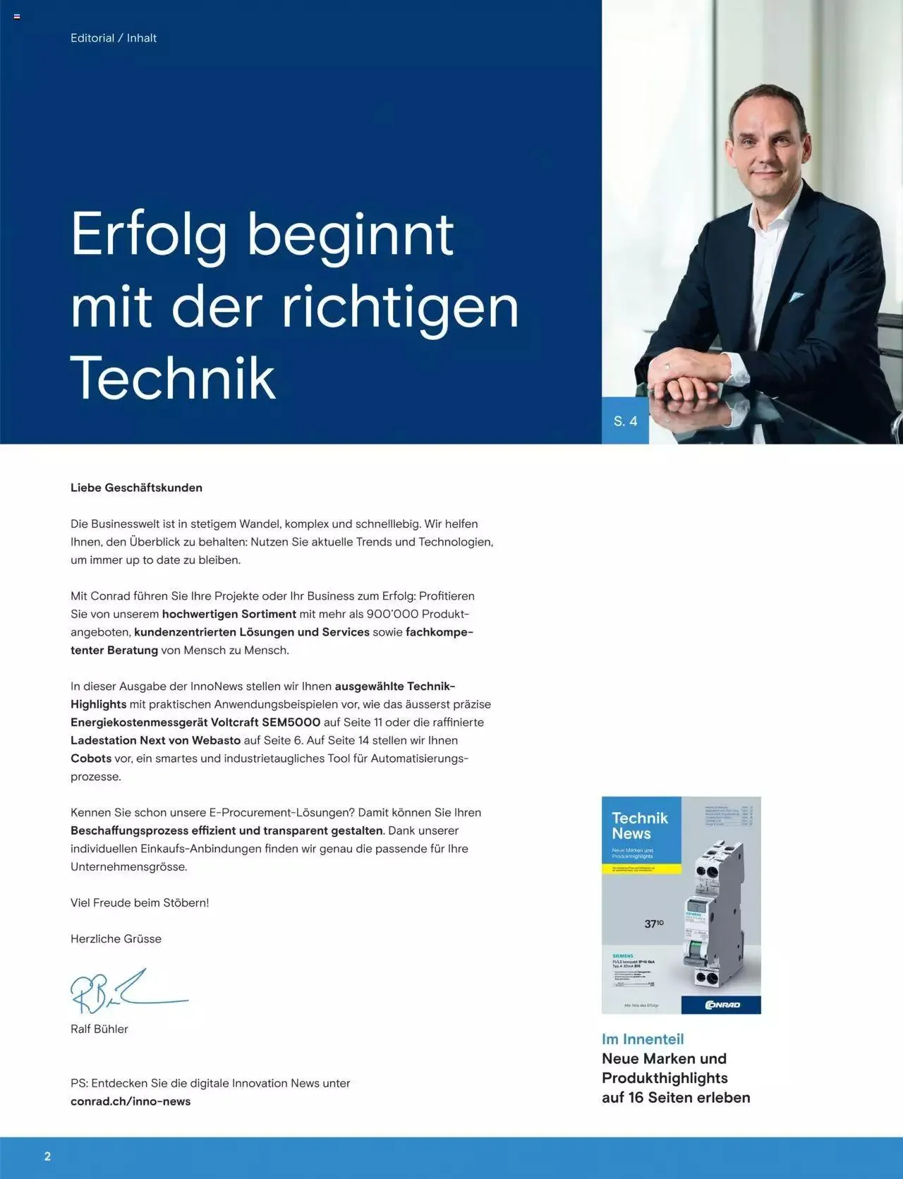 Conrad Innovation News von 24. Februar bis 31. Dezember 2023 - Prospekt seite 2