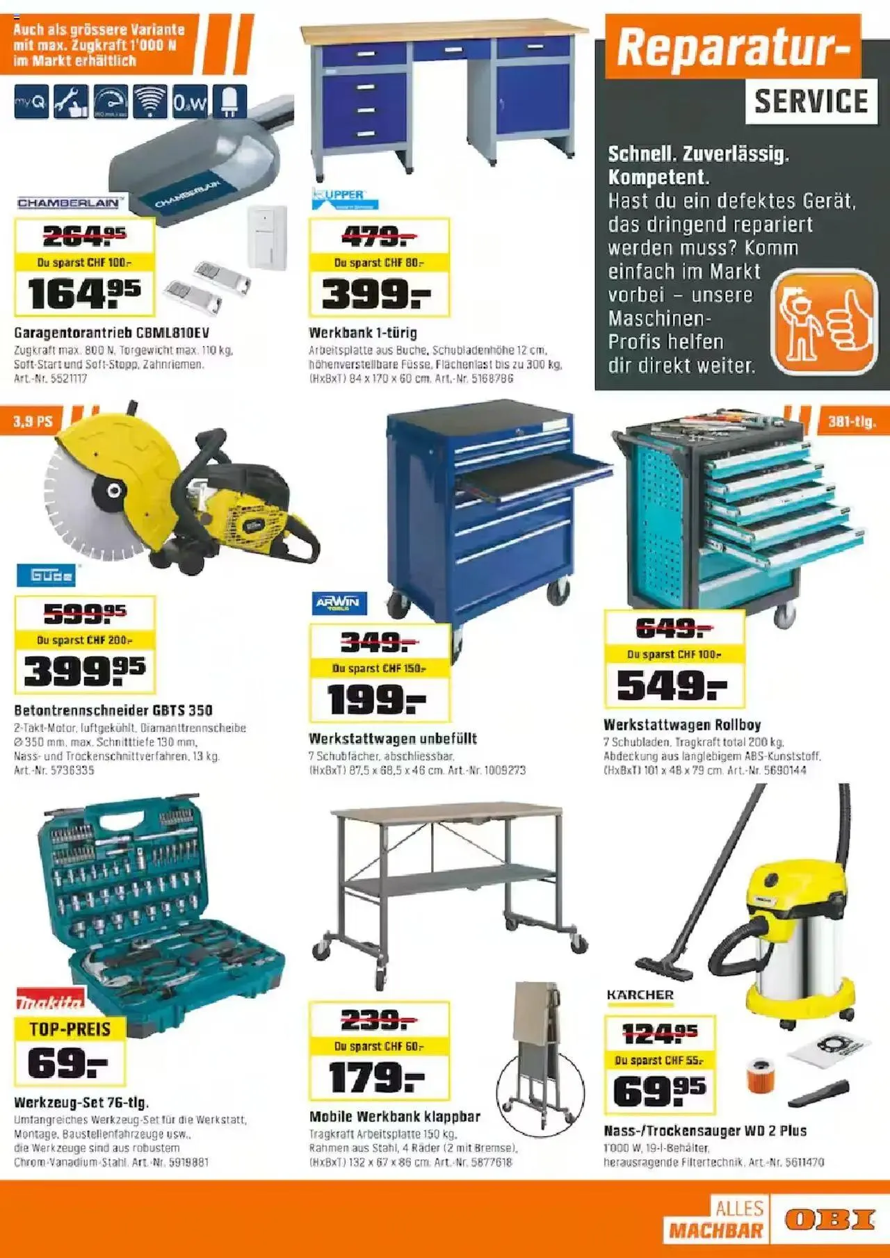 OBI Aktionen von 15. September bis 28. September 2024 - Prospekt seite  7