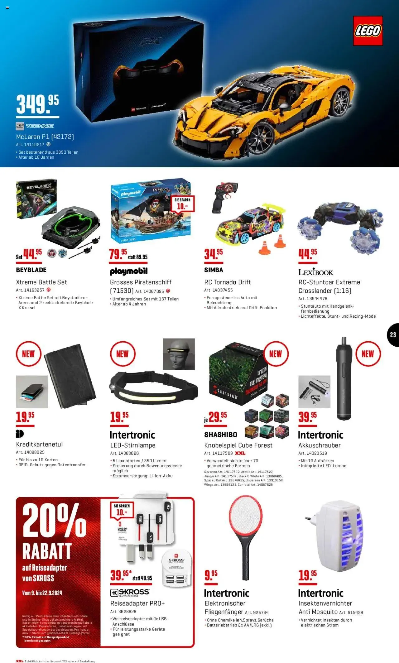 Interdiscount Mobile Prospekt von 9. September bis 22. September 2024 - Prospekt seite  23