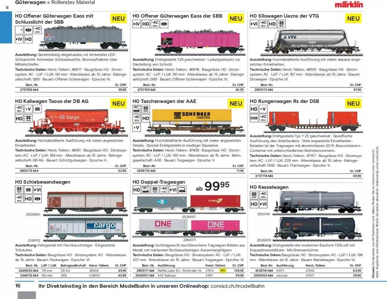 Conrad Modellbahn Katalog 2023/24 von 5. September bis 31. Dezember 2024 - Prospekt seite  18
