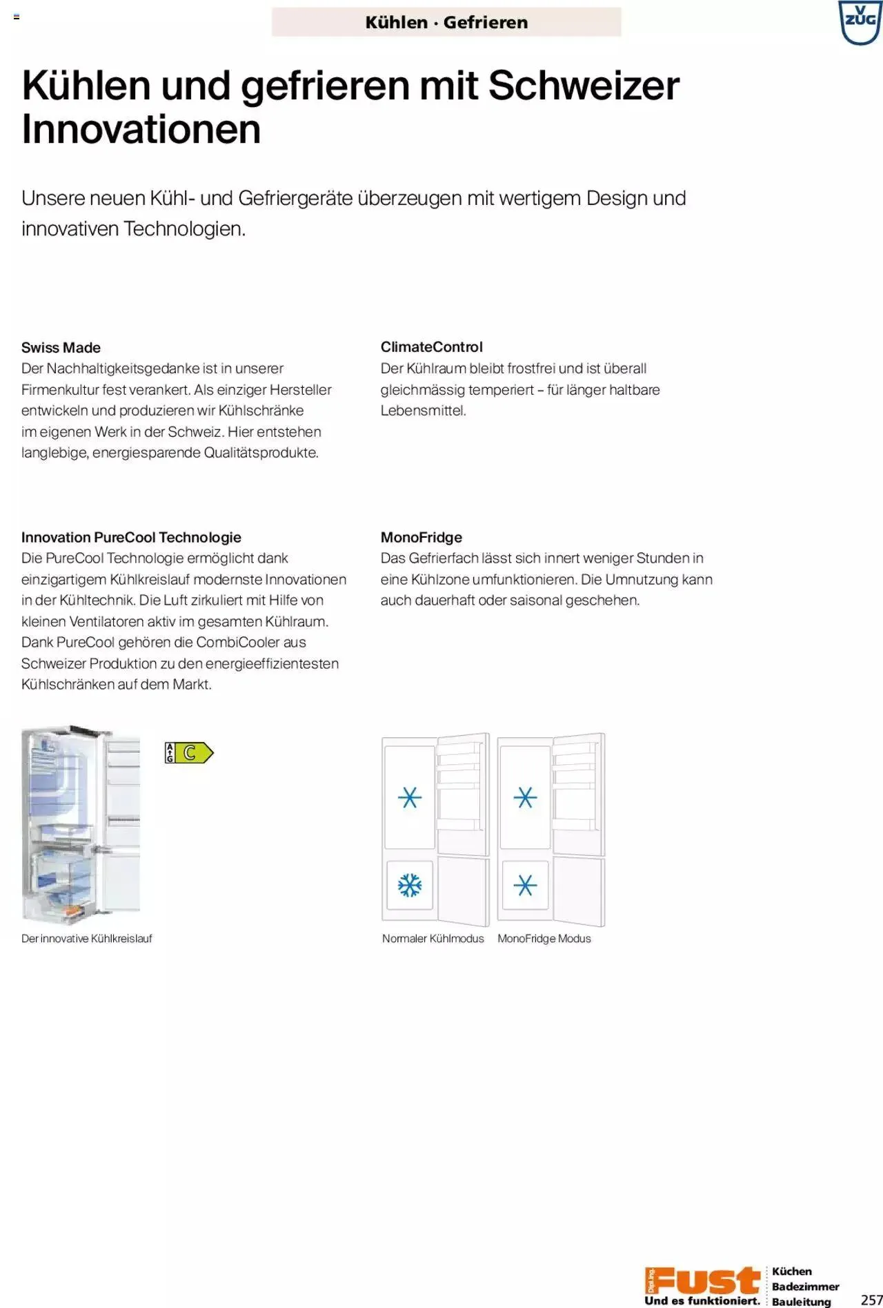 Fust - Küchenmagazin - Riesenauswahl von 22. Februar bis 31. Dezember 2023 - Prospekt seite 257