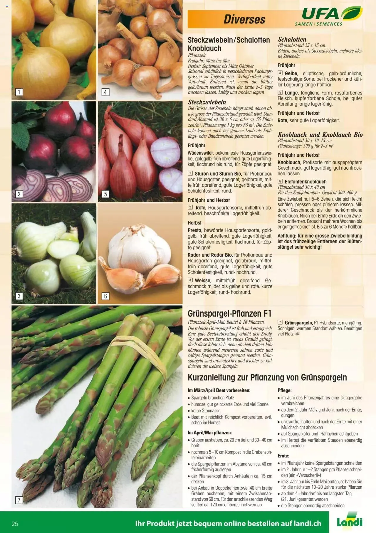 Landi - Gartensamenkatalog 2023 von 10. Januar bis 31. Dezember 2023 - Prospekt seite  25