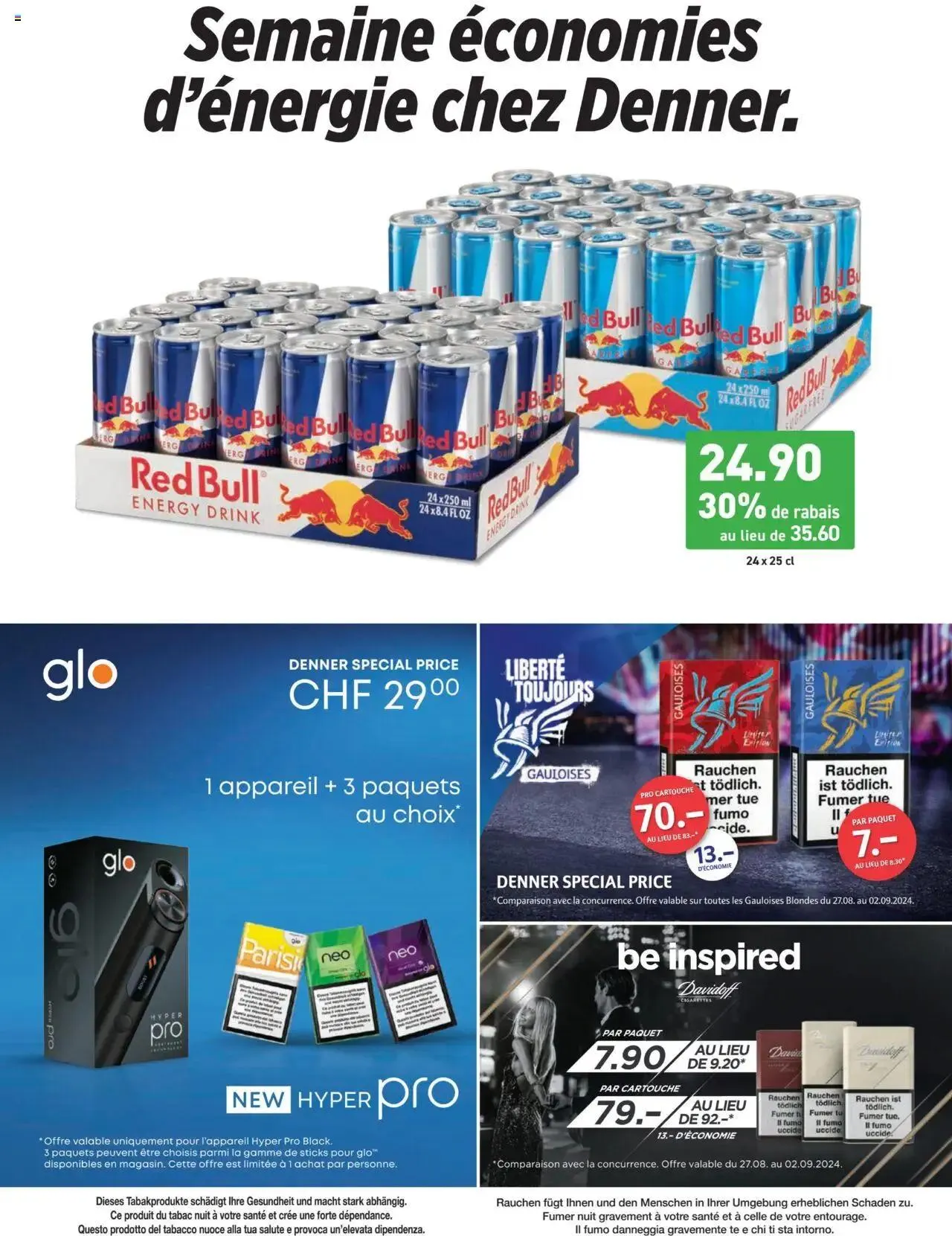 Denner Aktionen FR von 27. August bis 2. September 2024 - Prospekt seite  22