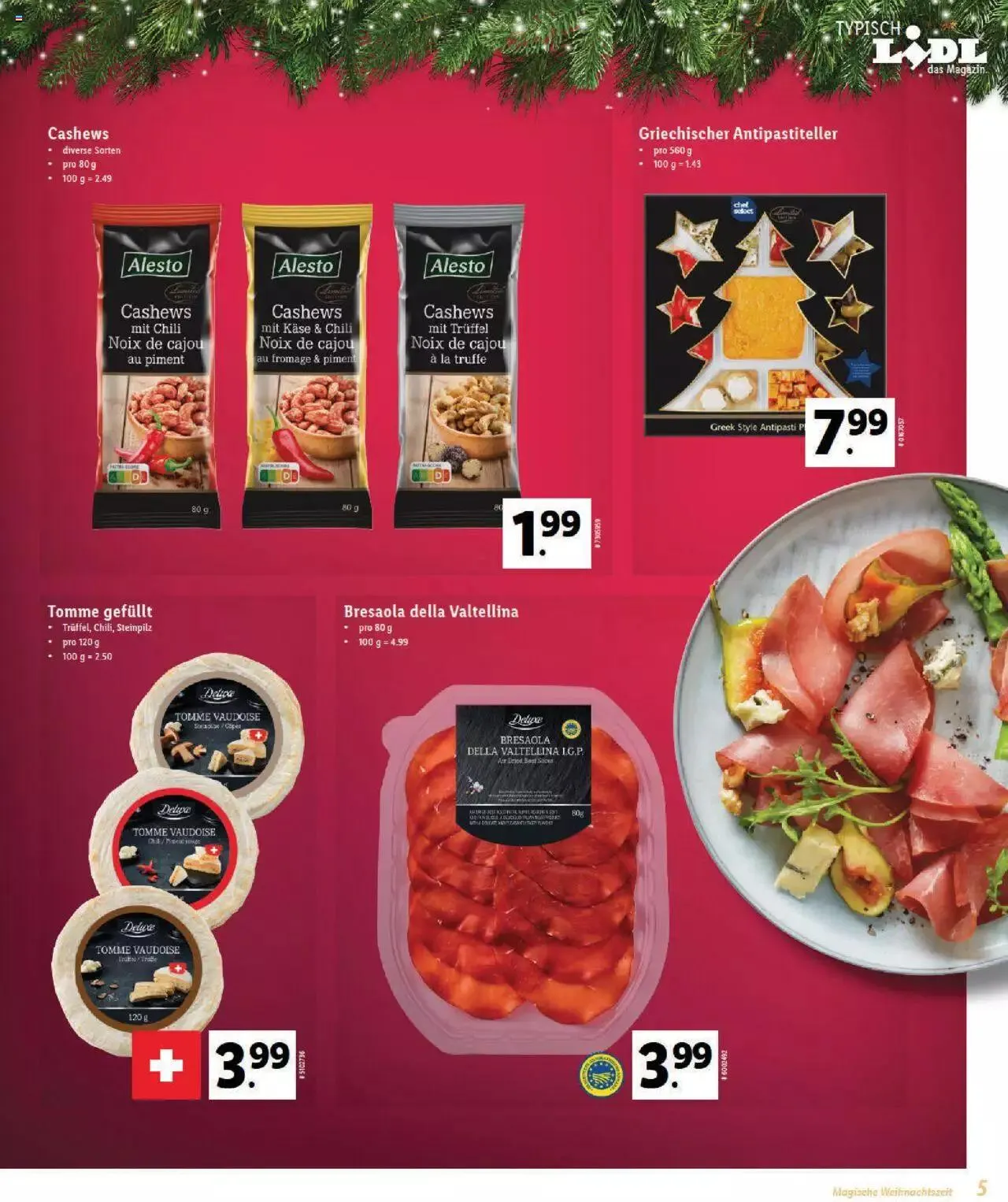 Lidl Magische Weihtnachstzeit von 2. November bis 31. Dezember 2023 - Prospekt seite 5