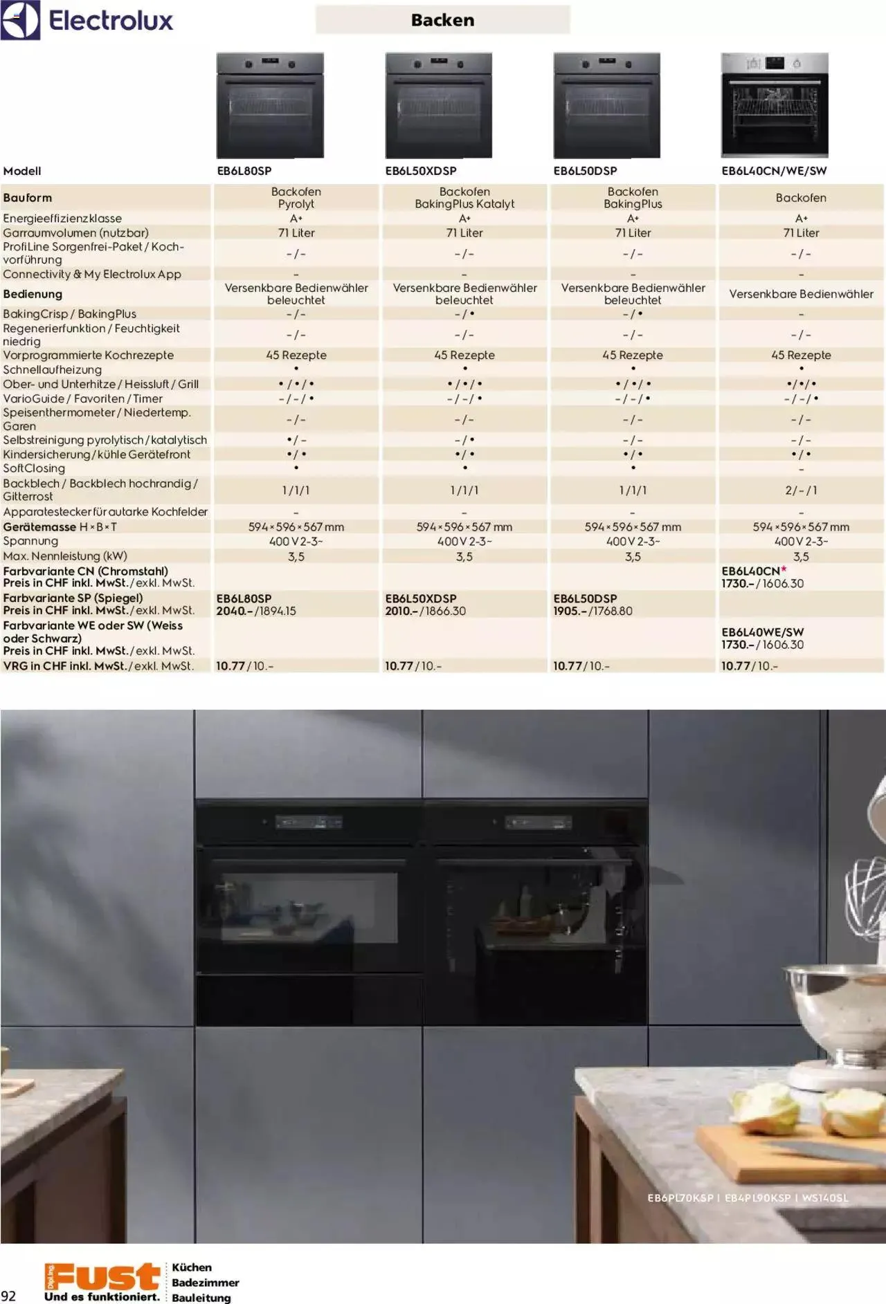 Fust - Küchenmagazin - Riesenauswahl von 22. Februar bis 31. Dezember 2023 - Prospekt seite 92