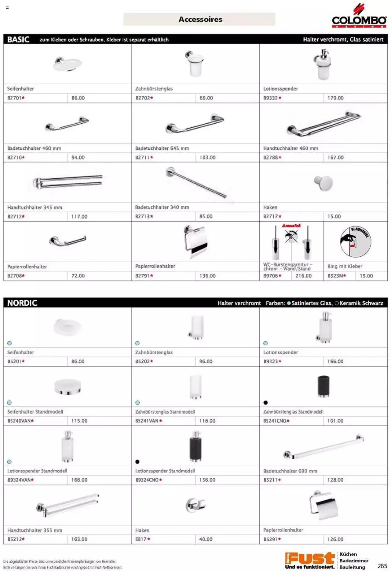 Fust Badezimmermagazin von 17. April bis 31. Dezember 2023 - Prospekt seite  265