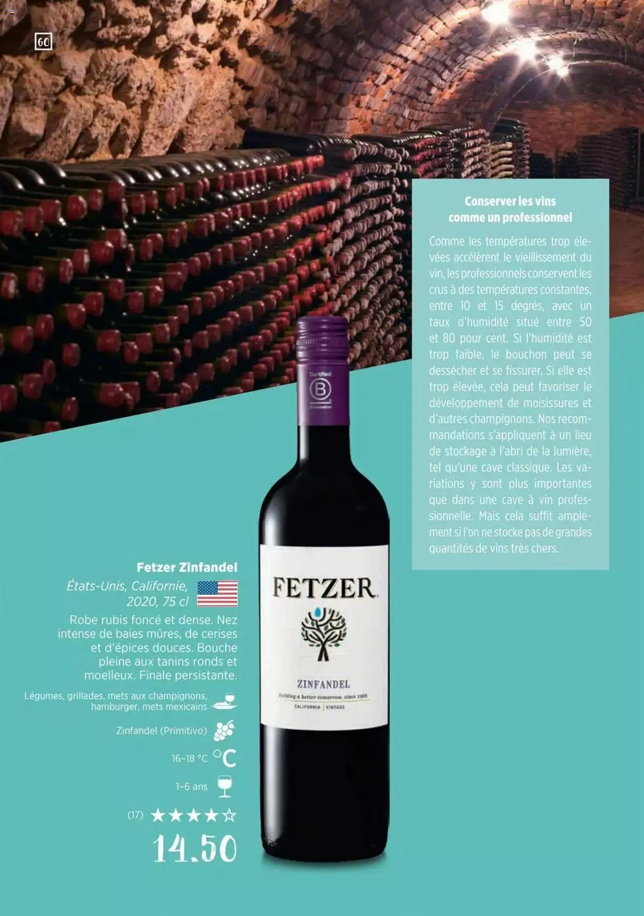 Denner Guide des vins 2023 /2024 FR von 11. September bis 31. Dezember 2024 - Prospekt seite  60