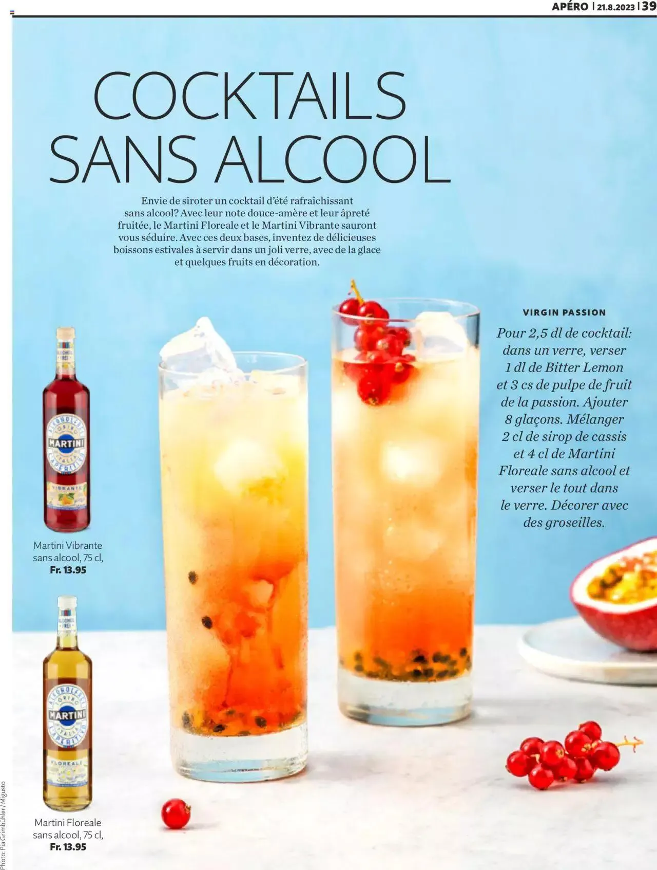 Migros - Magazin FR von 21. August bis 31. Dezember 2023 - Prospekt seite  39