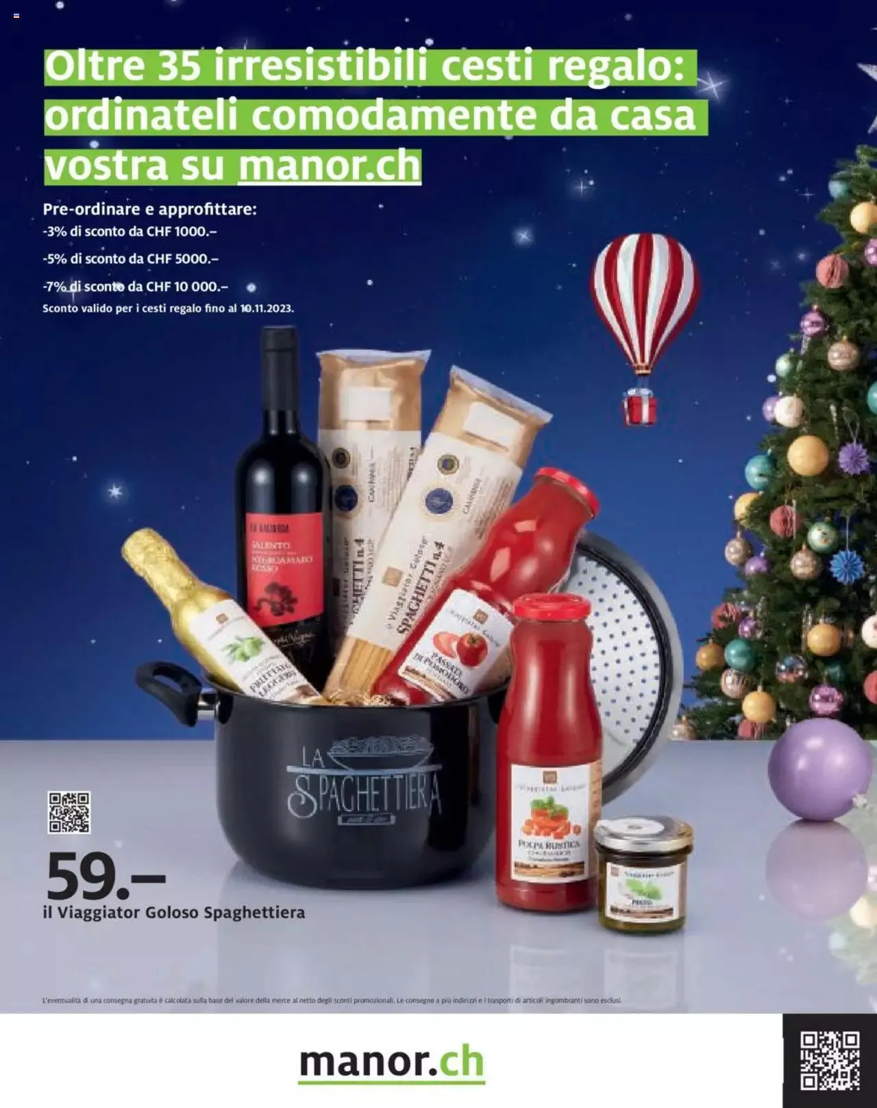 Manor - Offerte della settimana von 31. Oktober bis 31. Dezember 2023 - Prospekt seite  20