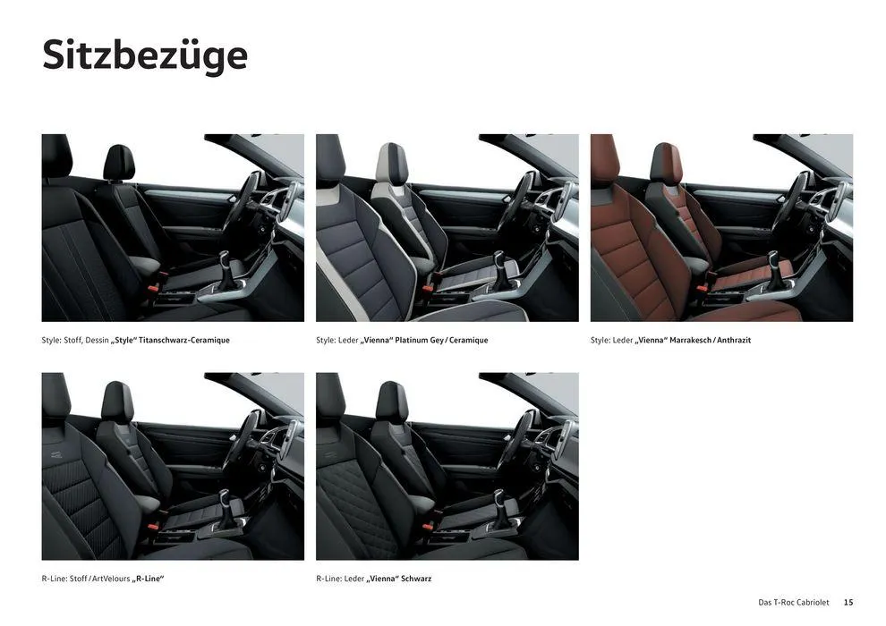 Der T-Roc Cabriolet von 16. Januar bis 31. Dezember 2024 - Prospekt seite  15