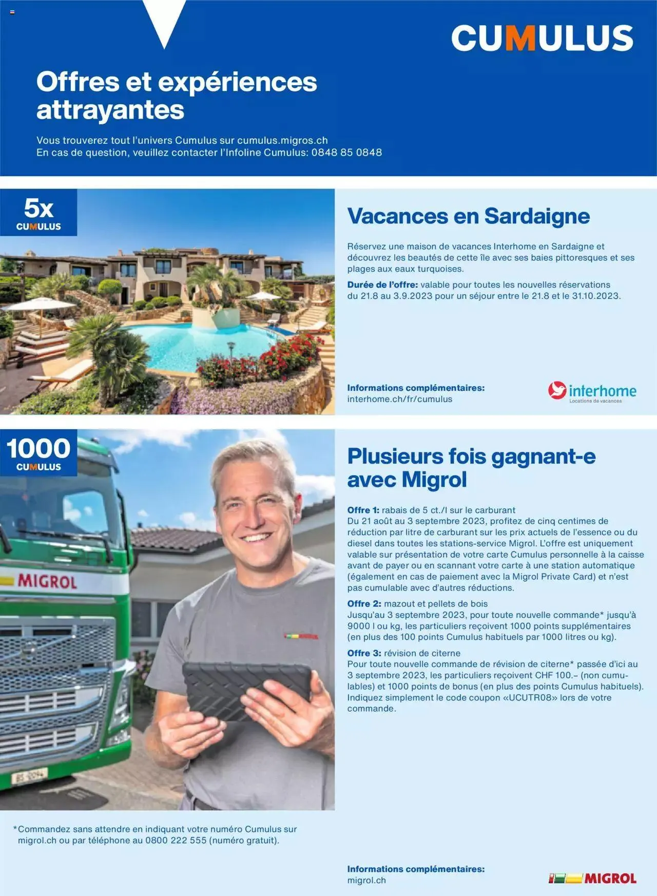 Migros - Magazin FR von 21. August bis 31. Dezember 2023 - Prospekt seite 3