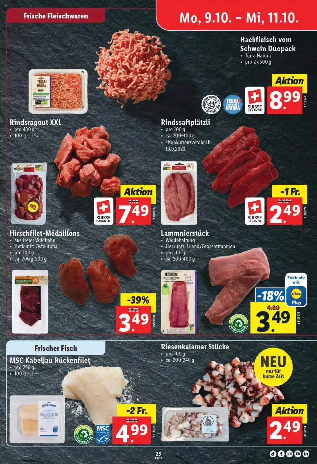 Lidl Aktionen von 5. Oktober bis 11. Oktober 2023 - Prospekt seite  23