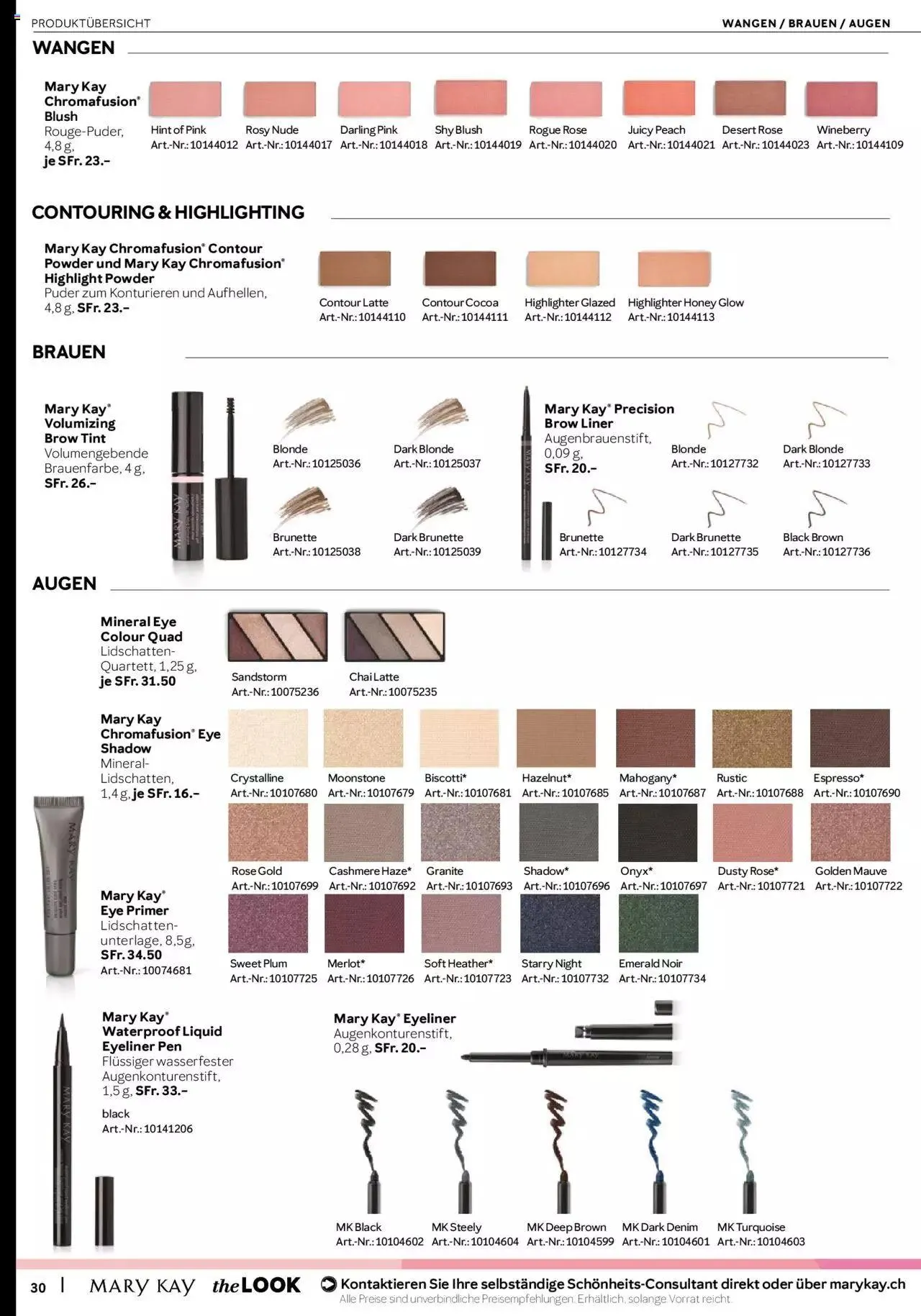 Mary Kay Aktionen von 17. April bis 31. Dezember 2023 - Prospekt seite  30
