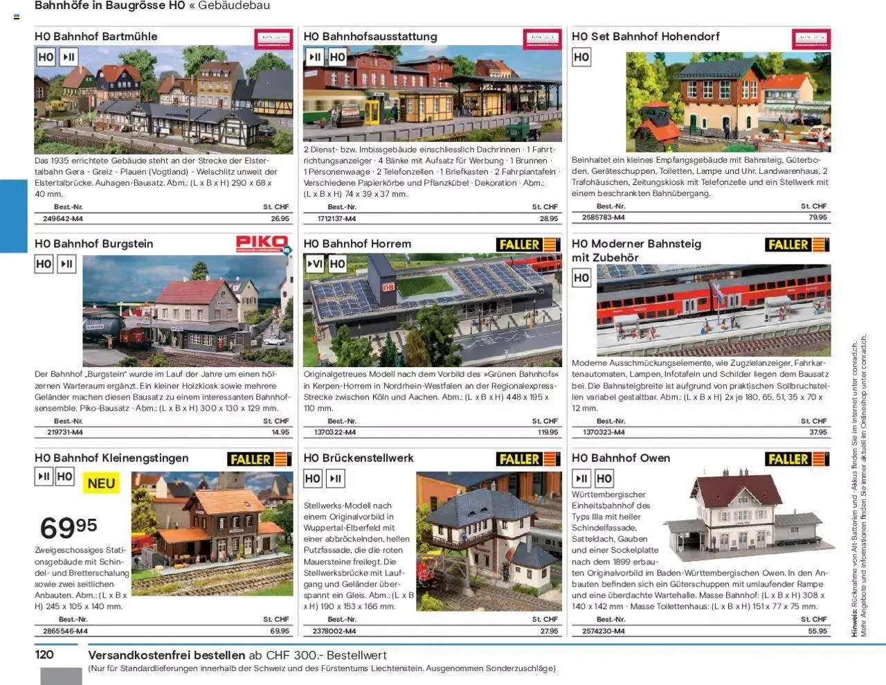 Conrad Modellbahn Katalog 2023/24 von 5. September bis 31. Dezember 2023 - Prospekt seite  122