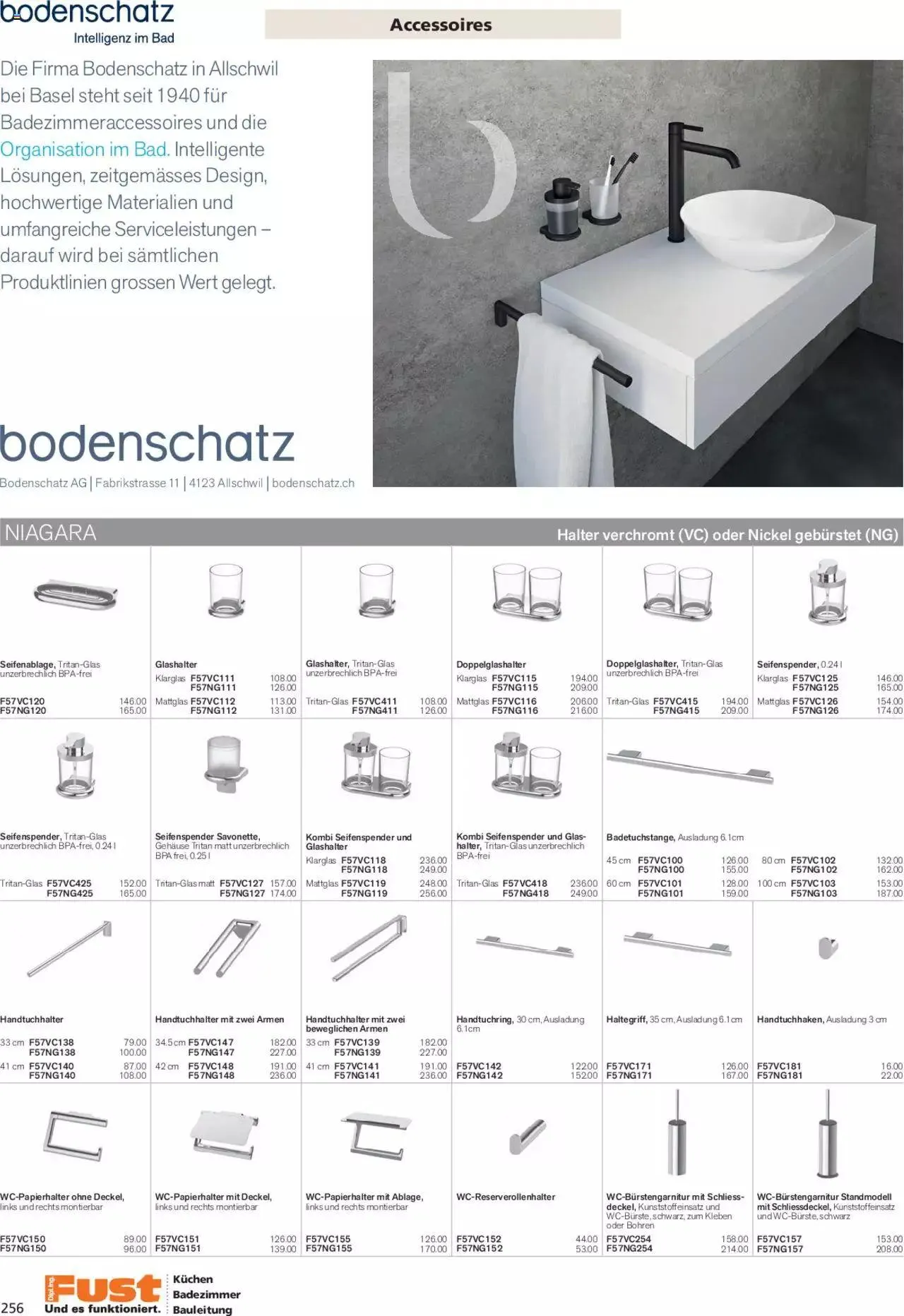 Fust Aktionen Badezimmermagazin von 17. April bis 31. Dezember 2024 - Prospekt seite 256