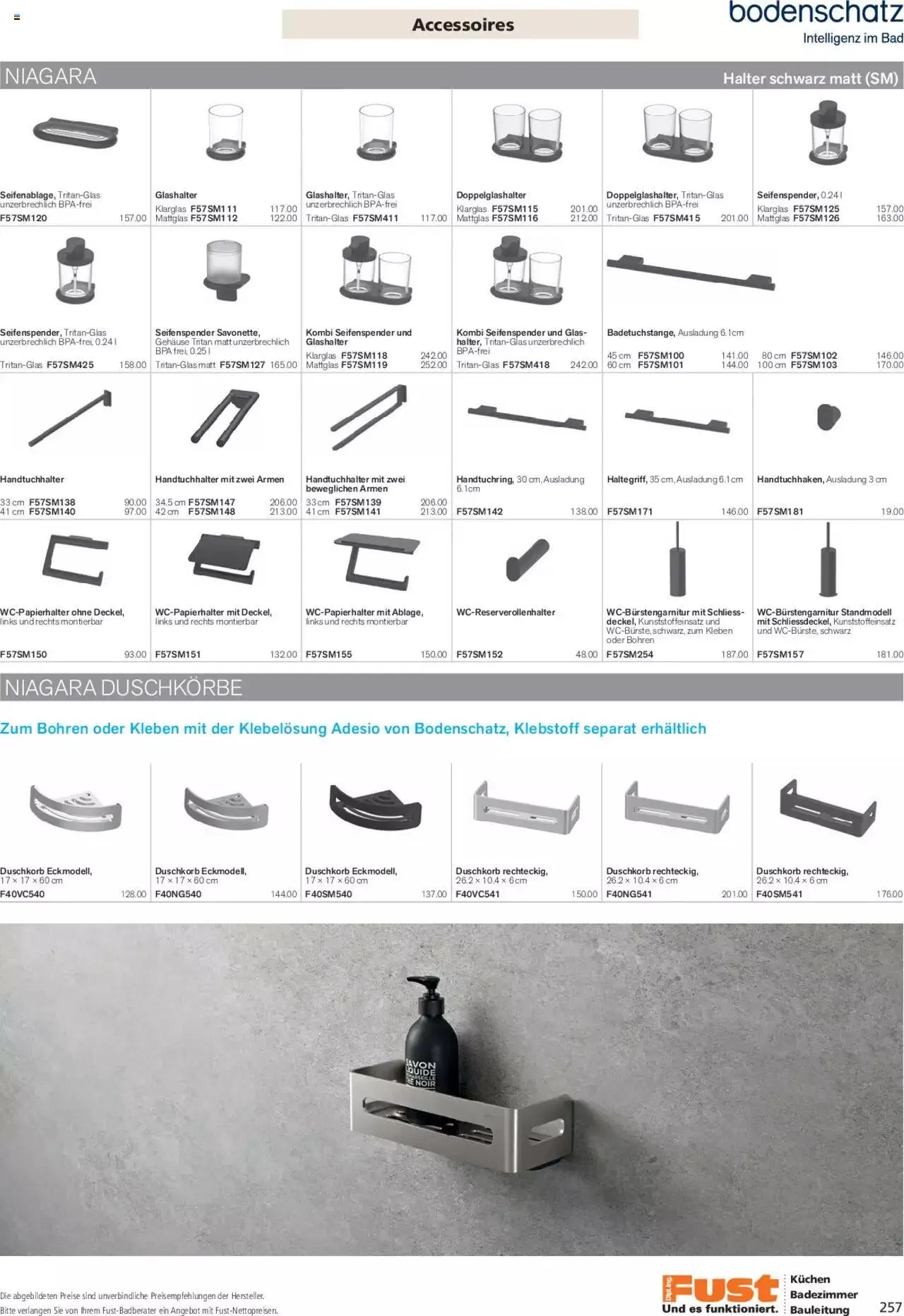 Fust Aktionen Badezimmermagazin von 17. April bis 31. Dezember 2024 - Prospekt seite  257