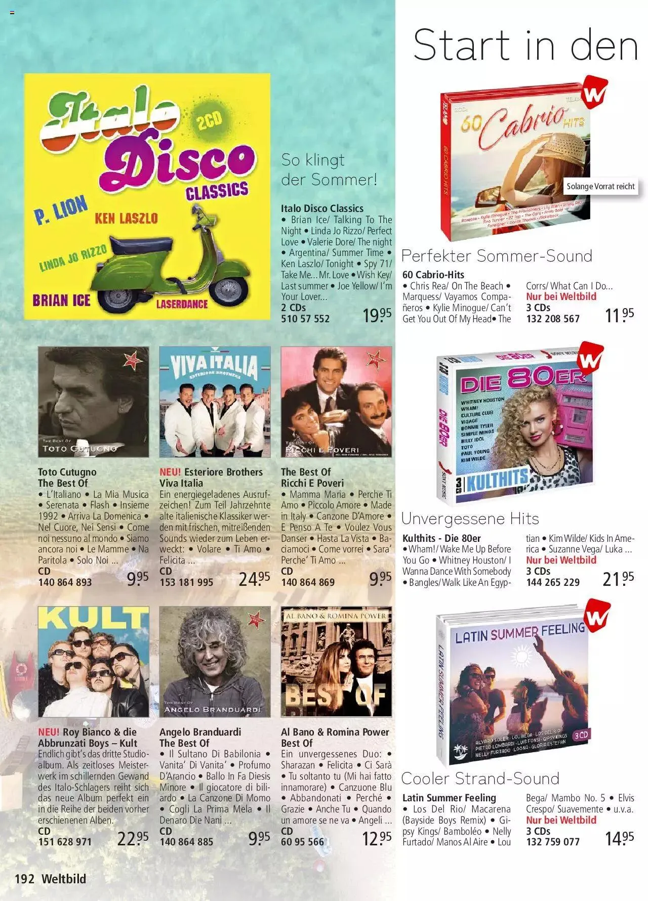 Weltbild Aktionen von 24. Mai bis 31. Dezember 2024 - Prospekt seite  192