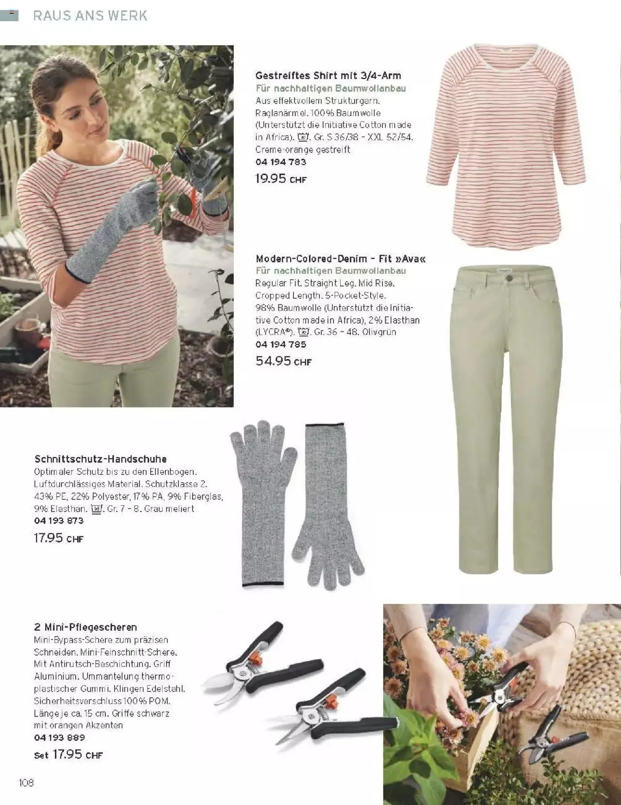 Tchibo Aktionen von 15. März bis 31. Dezember 2024 - Prospekt seite 108