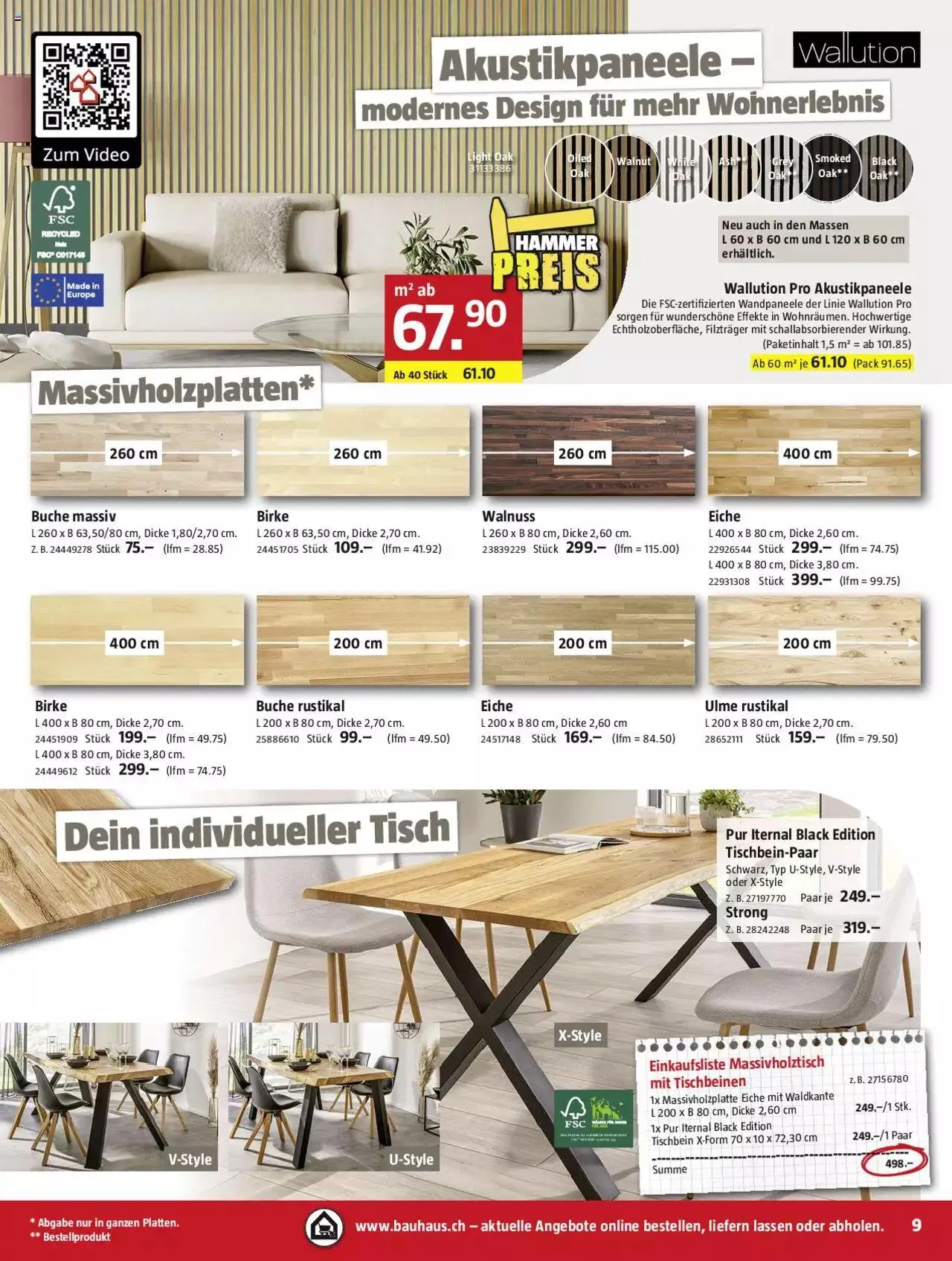 Bauhaus Aktionen von 2. Oktober bis 29. Oktober 2023 - Prospekt seite  9