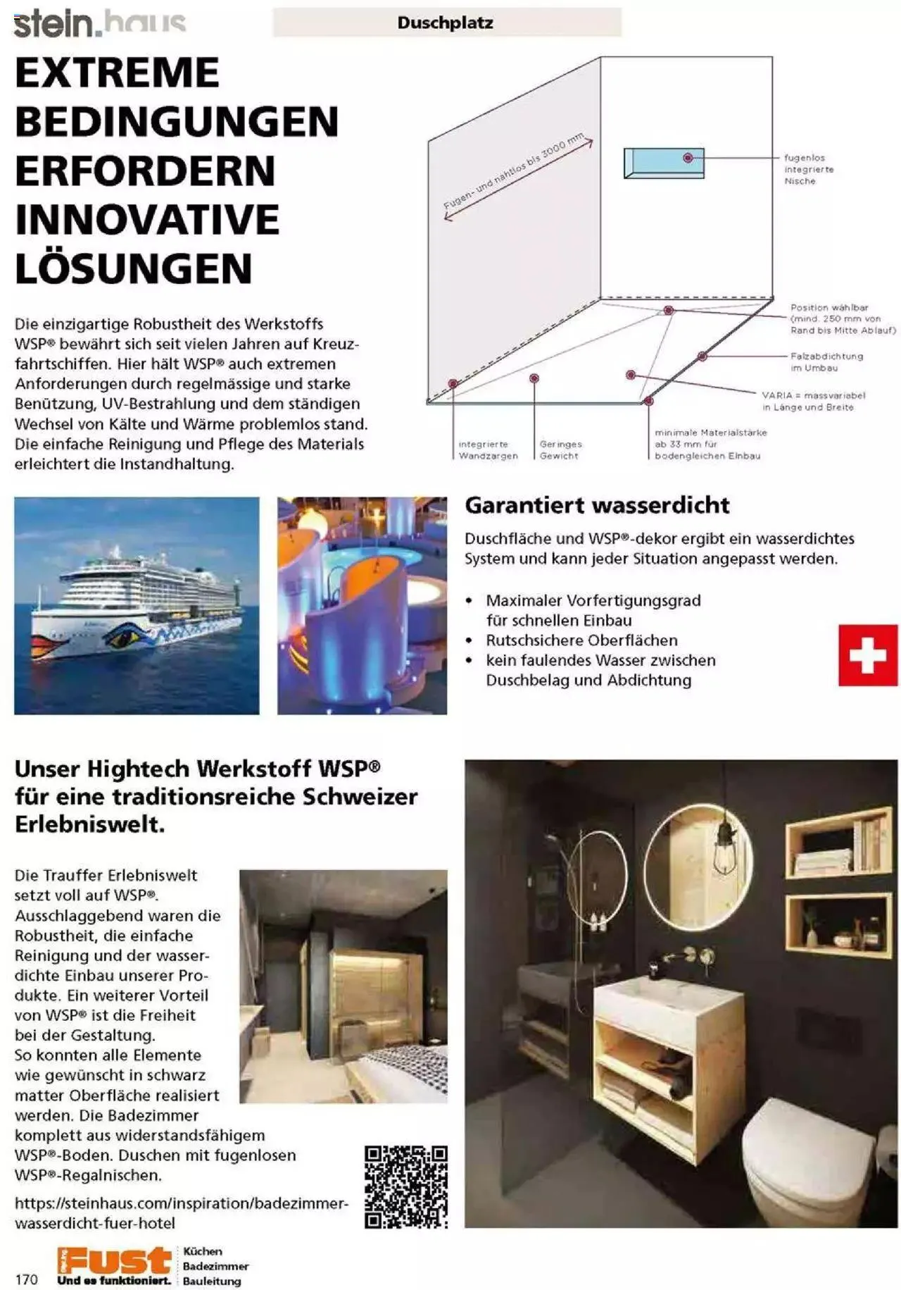 Fust Badezimmermagazin von 17. April bis 31. Dezember 2023 - Prospekt seite  170