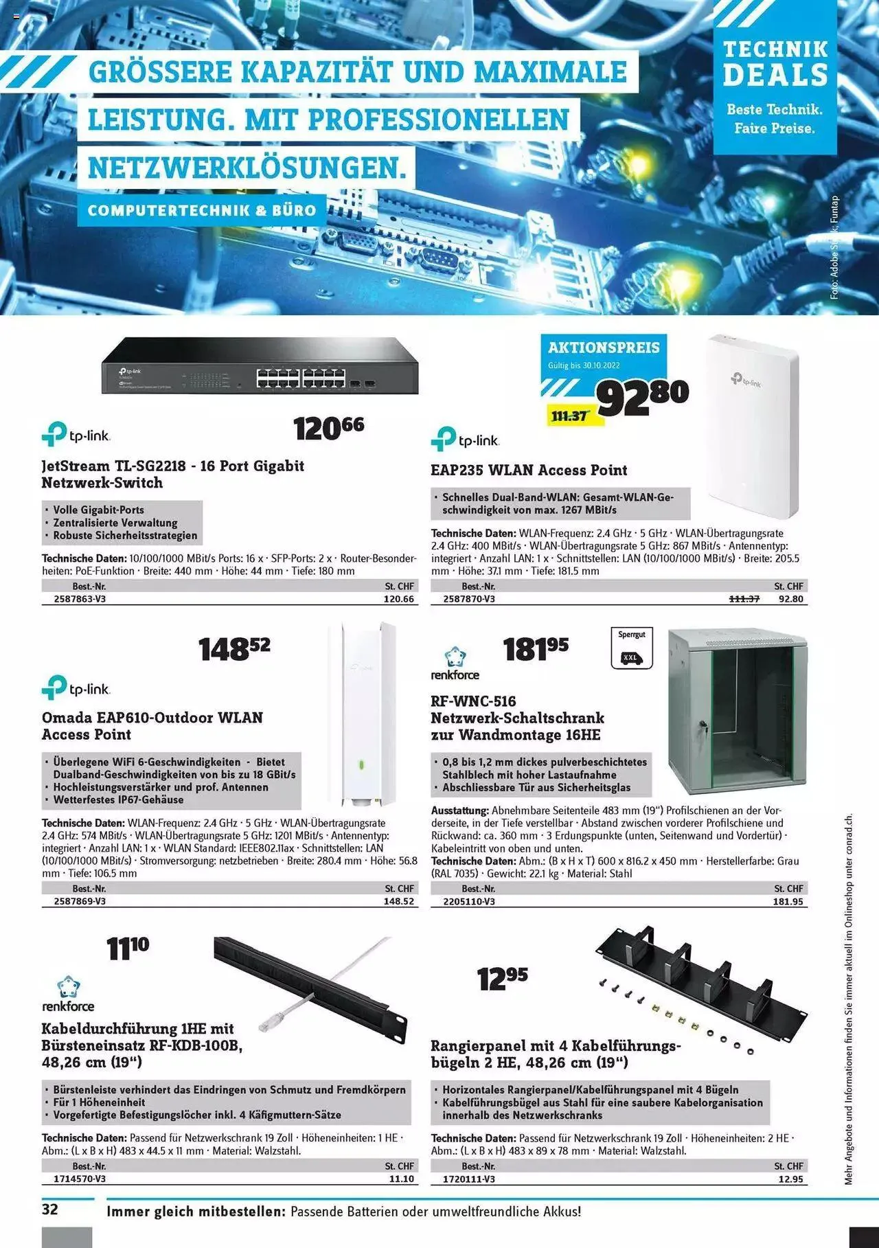 Conrad - Technik Deals von 30. August bis 31. Dezember 2023 - Prospekt seite 34