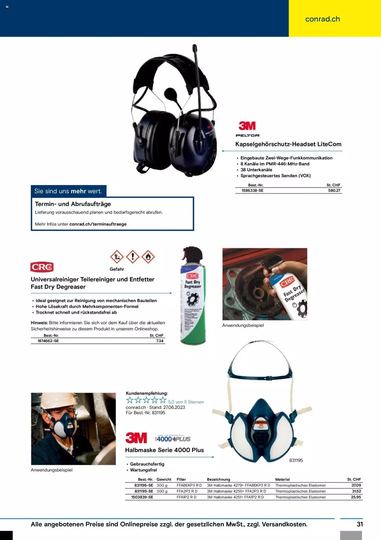 Conrad Automation und Robotik von 18. Juli bis 31. Dezember 2023 - Prospekt seite  31