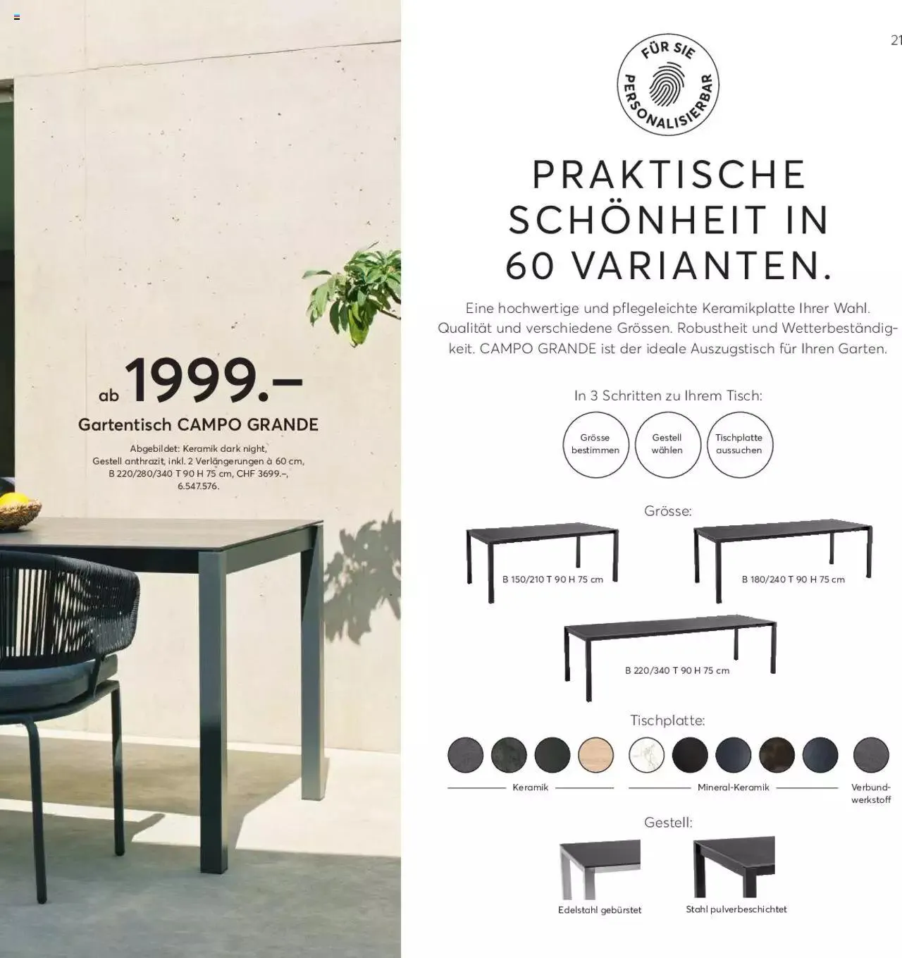 Livique Aktionen Wohne wie du lebst von 27. Februar bis 31. Dezember 2024 - Prospekt seite 21