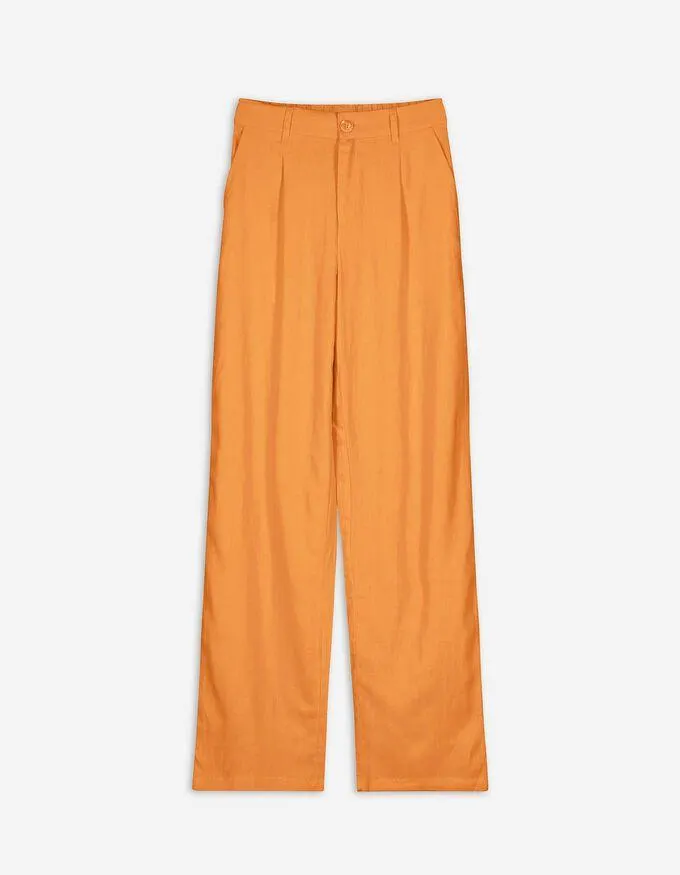 Culotte - Leinen-Mix