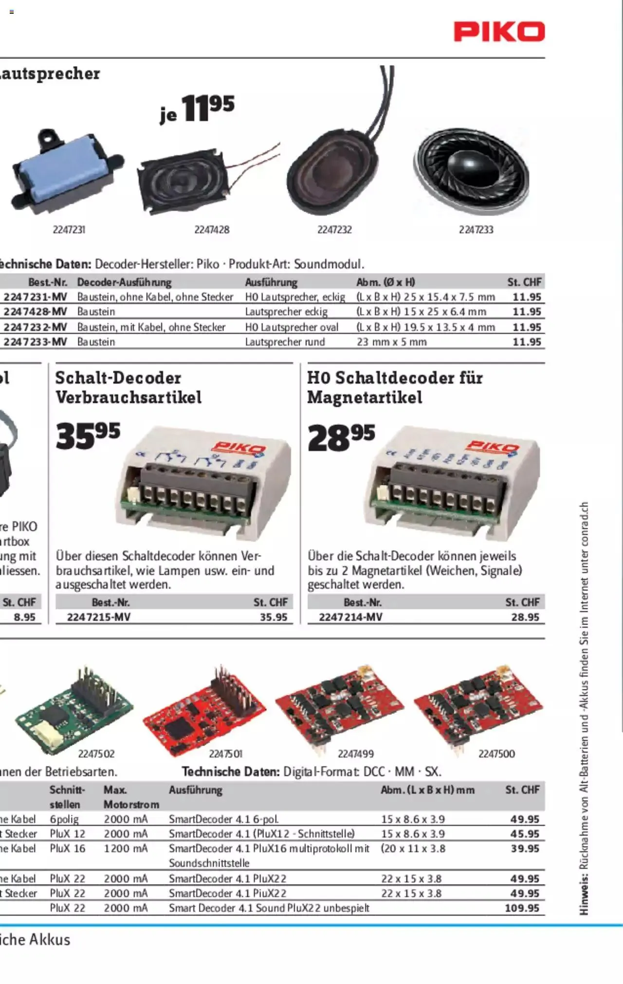 Conrad - Modellbahn Katalog 2022/23 von 5. September bis 31. Dezember 2023 - Prospekt seite  504