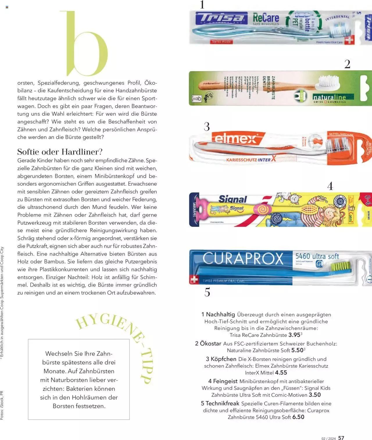 Coop Aktionen Beauty & Life von 29. April bis 31. Dezember 2024 - Prospekt seite  57