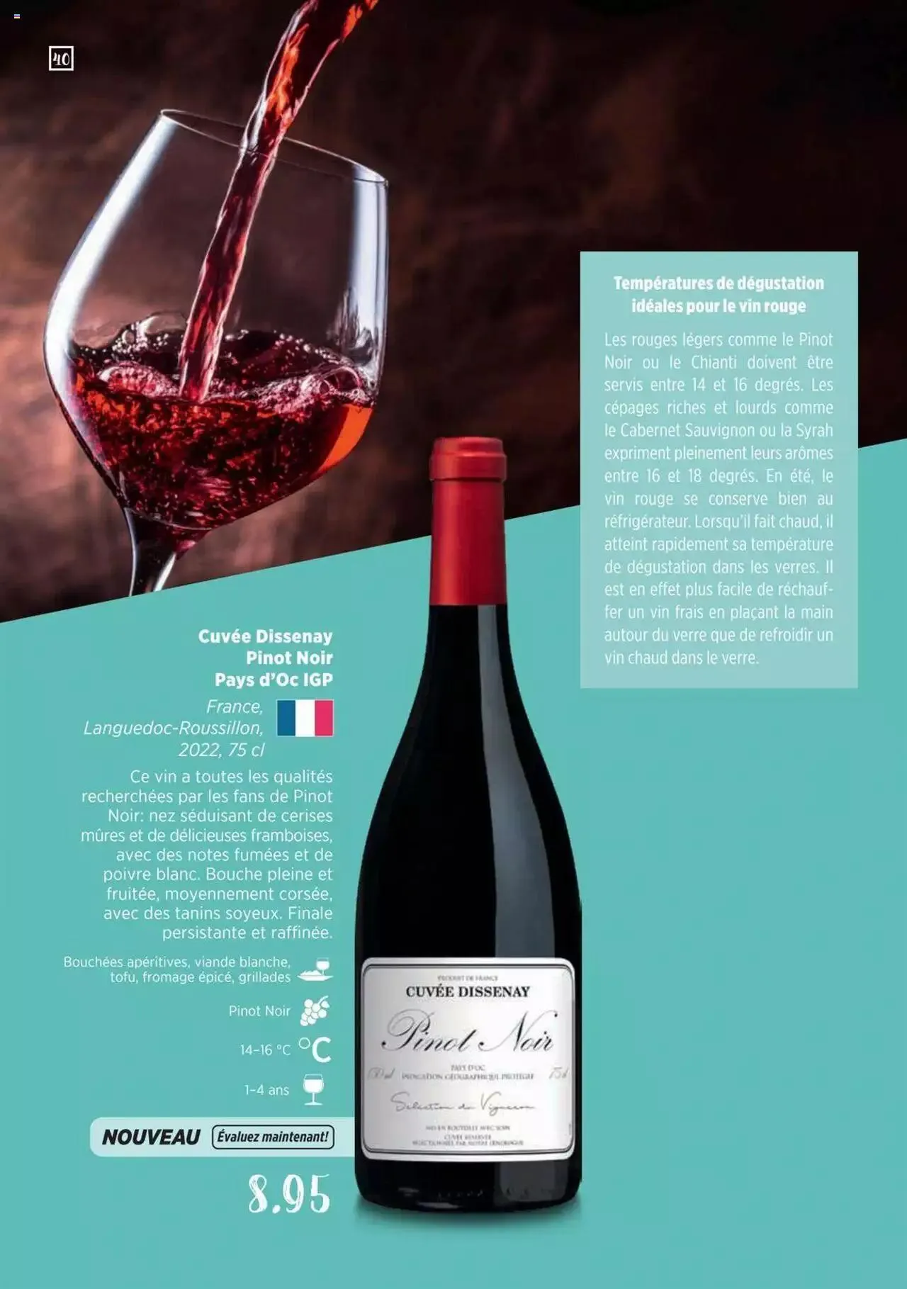 Denner Guide des vins 2023 /2024 FR von 11. September bis 31. Dezember 2024 - Prospekt seite  40