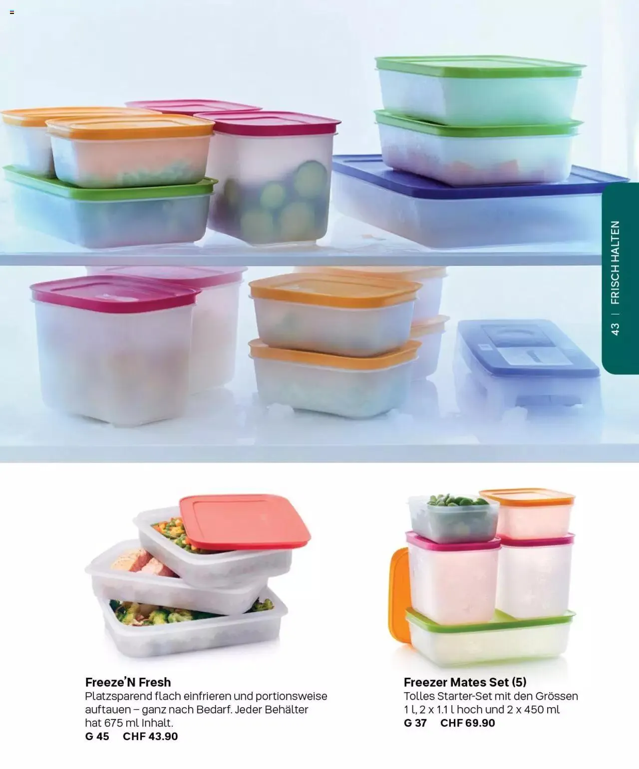 Tupperware - Herbst / Winter 2022-23 von 1. September bis 31. Dezember 2023 - Prospekt seite  43
