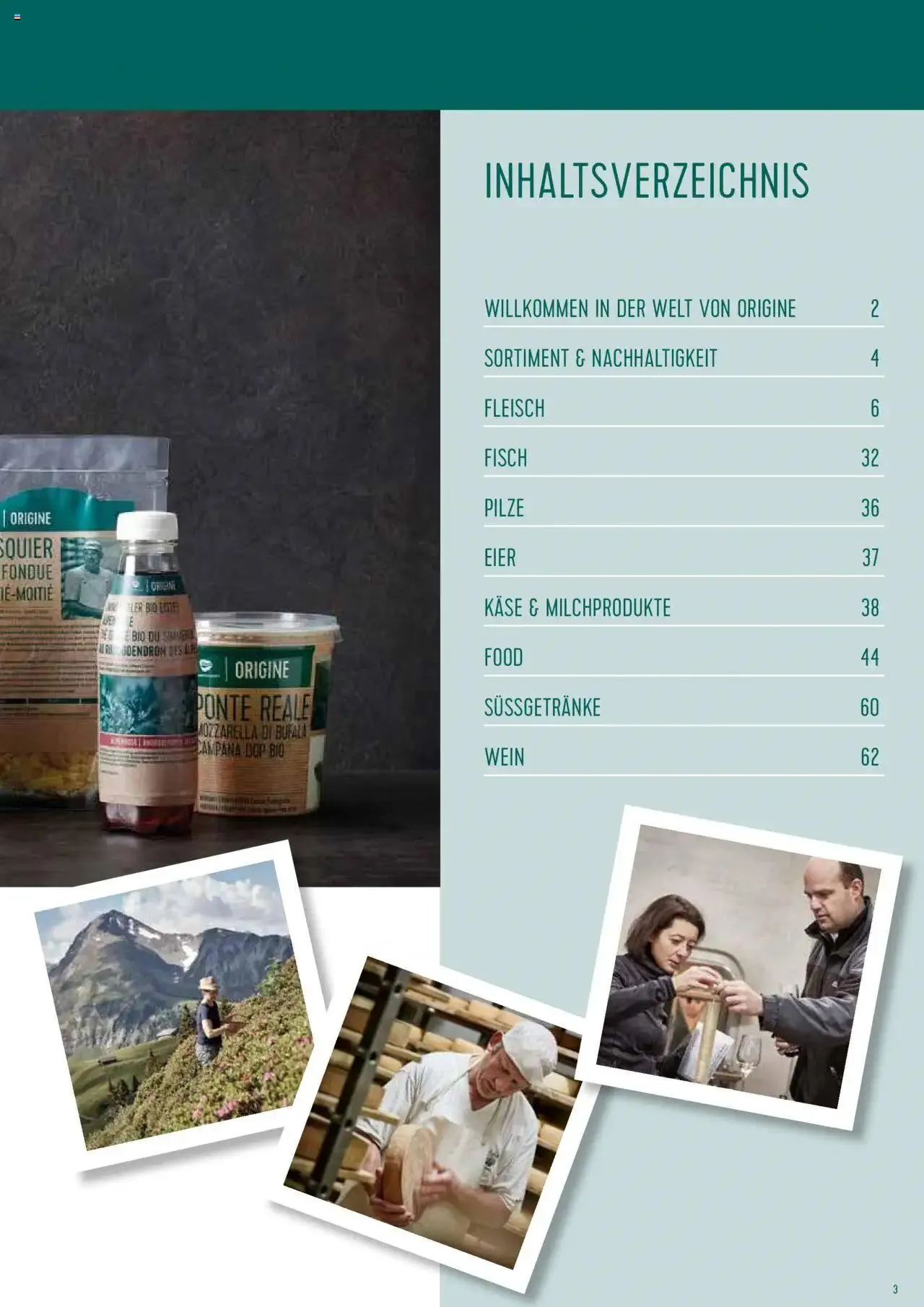 Prodega Aktionen Origine Sortimentsbroschüre von 1. Mai bis 31. Dezember 2024 - Prospekt seite  3