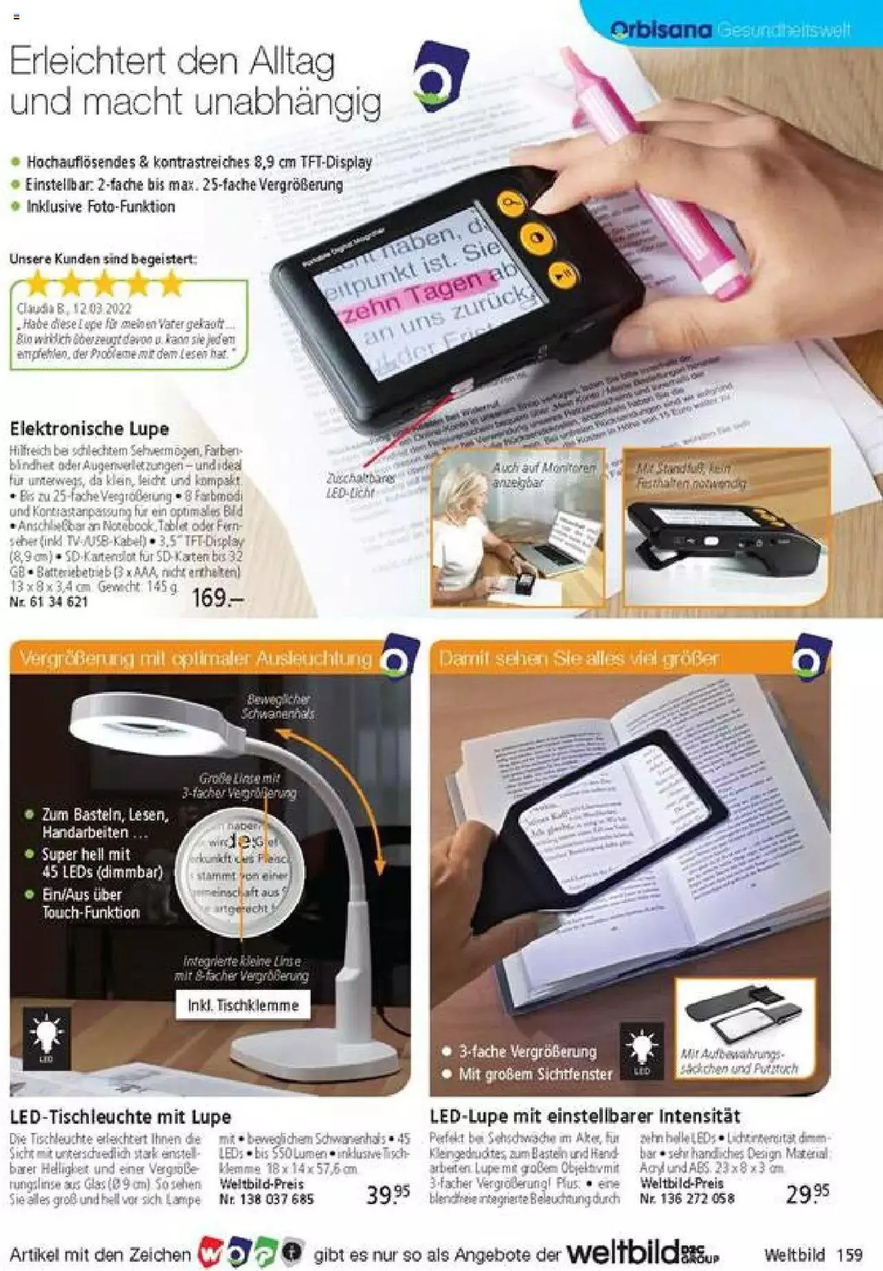 Weltbild - Aktueller Prospekt von 27. Januar bis 31. Dezember 2023 - Prospekt seite  159