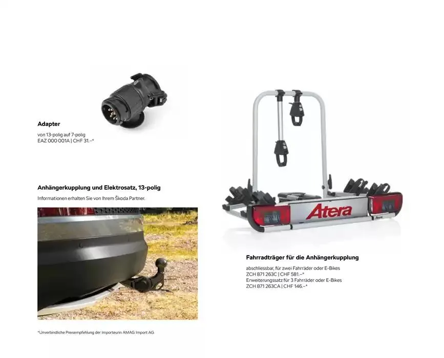 Prospekt Original Zubehör ® - Kodiaq von 24. Oktober bis 7. November 2024 - Prospekt seite  33