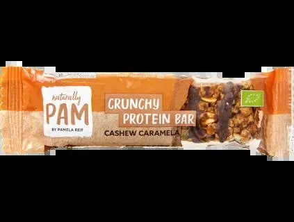 Naturally Pam Bio Crunchy Proteinriegel Chashew Caramel