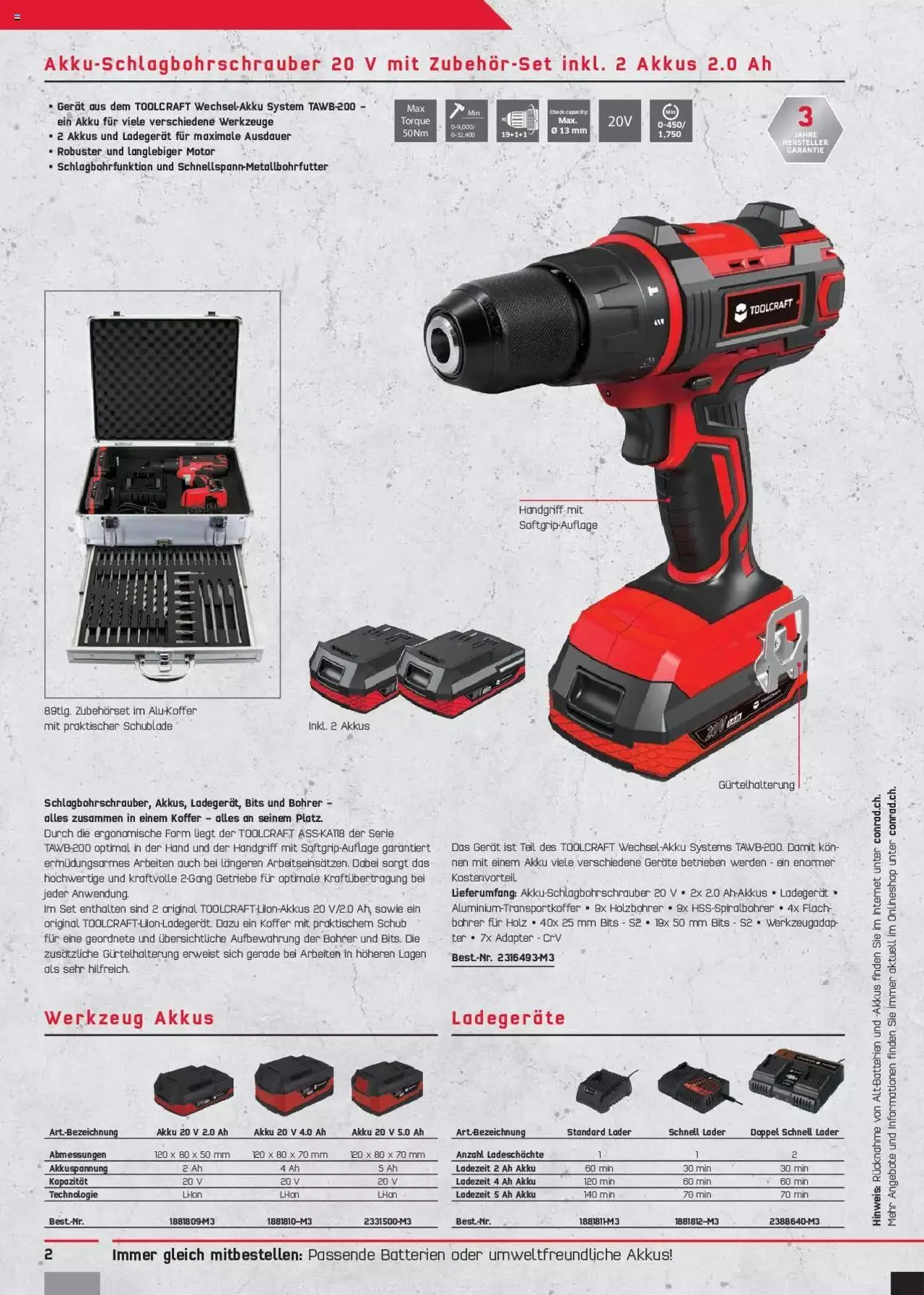 Conrad - Toolcraft News von 27. Januar bis 31. Dezember 2023 - Prospekt seite  2
