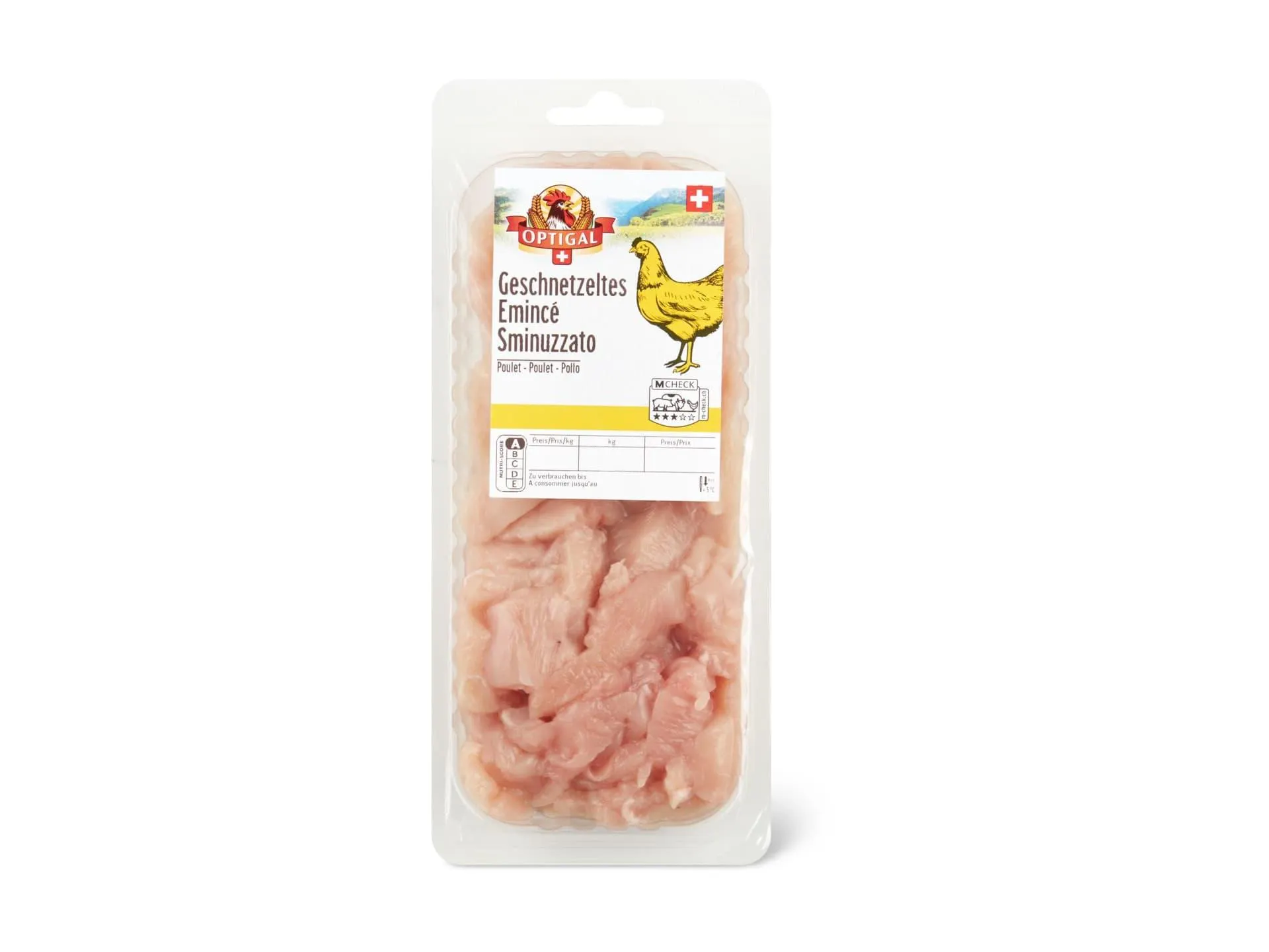 Optigal · Pouletgeschnetzeltes