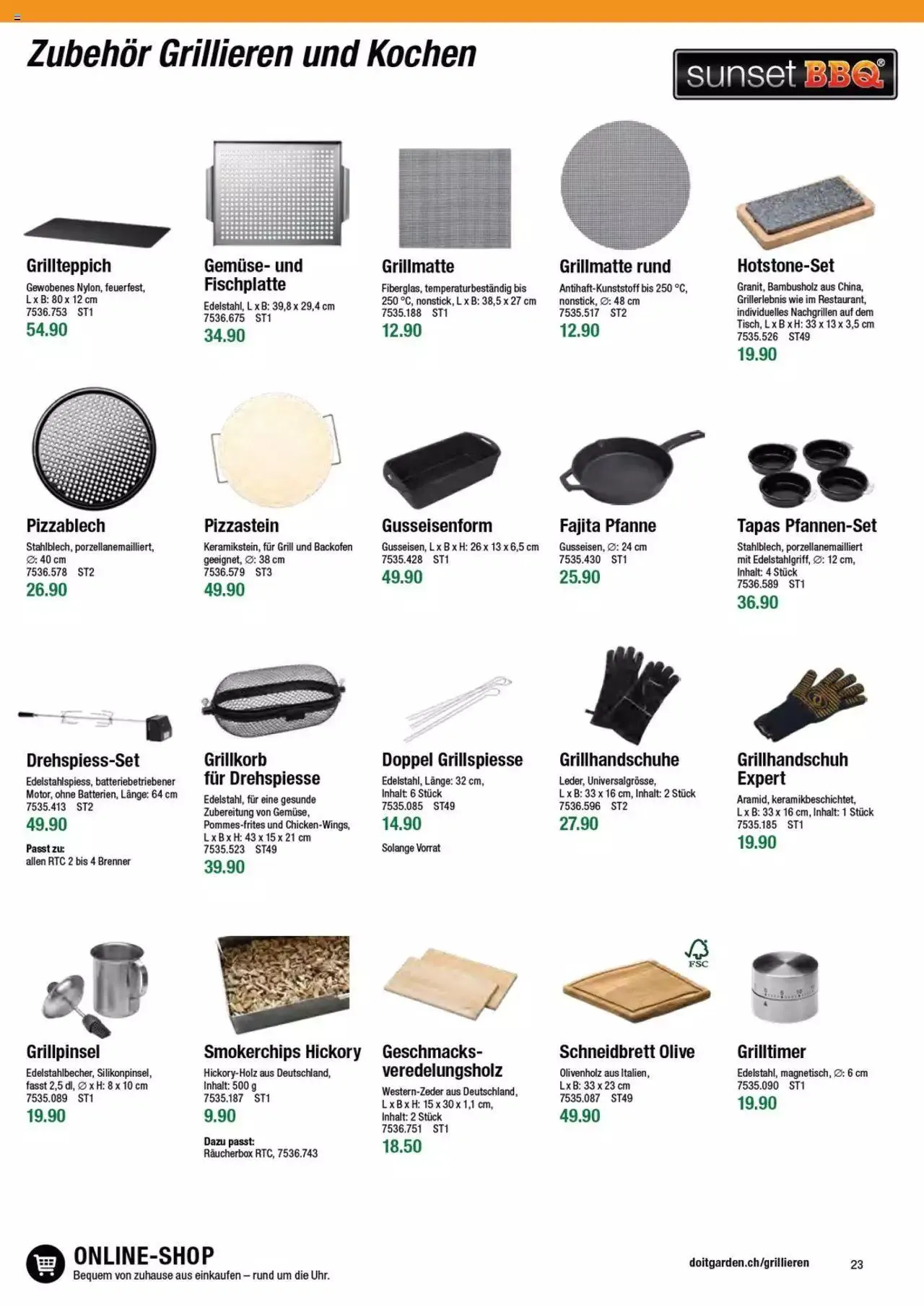 DO IT+GARDEN MIGROS - Grill von 13. Februar bis 31. Dezember 2023 - Prospekt seite  23