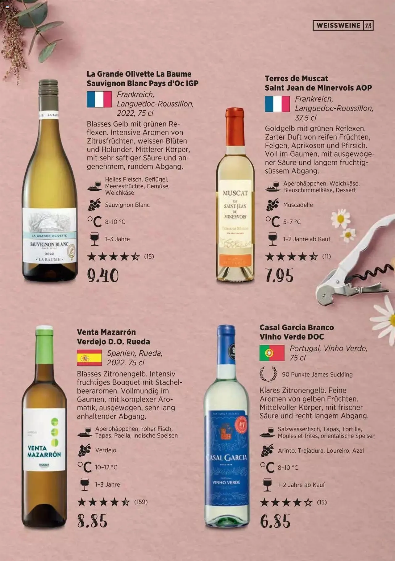 Denner Wine Guide 2023/2024 DE von 11. September bis 31. Dezember 2023 - Prospekt seite 22