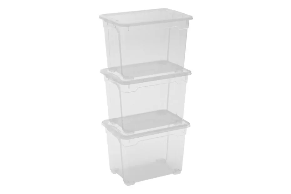 KIS R-Box Aufbewahrungsbox | 37 × 25.5 × 26.5 cm | 17 l | 3 Stück