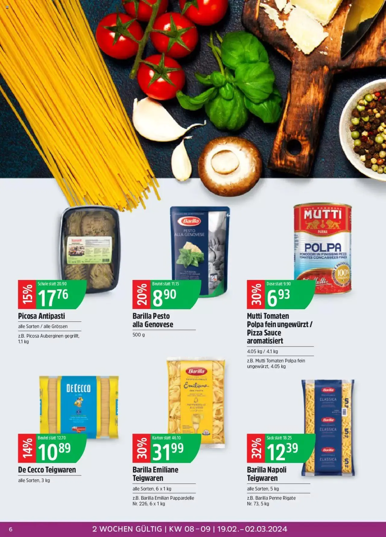 TopCC Aktionen Italienisch von 19. Februar bis 2. März 2024 - Prospekt seite  6